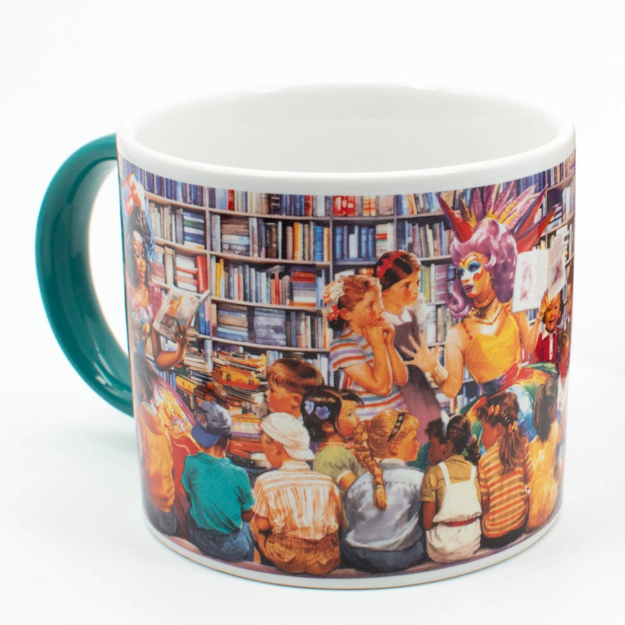 Drag Story Hour Mug | Queens Ceramic Tea Coffee Cup LGBTQ+ Pride | 14oz - Image 6