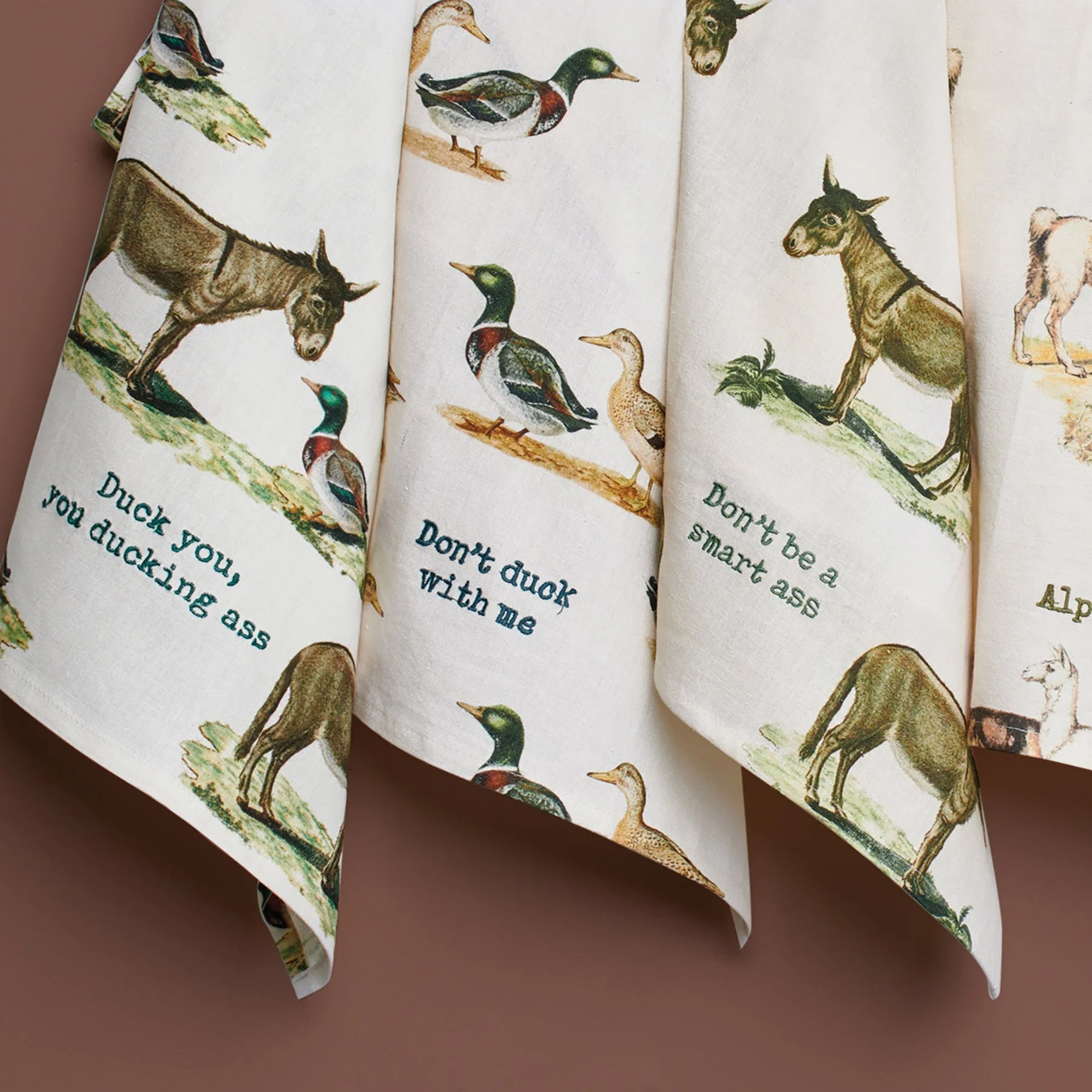 Duck You, You Ducking Ass Dish Cloth Towel | 18" x 28" - Image 6