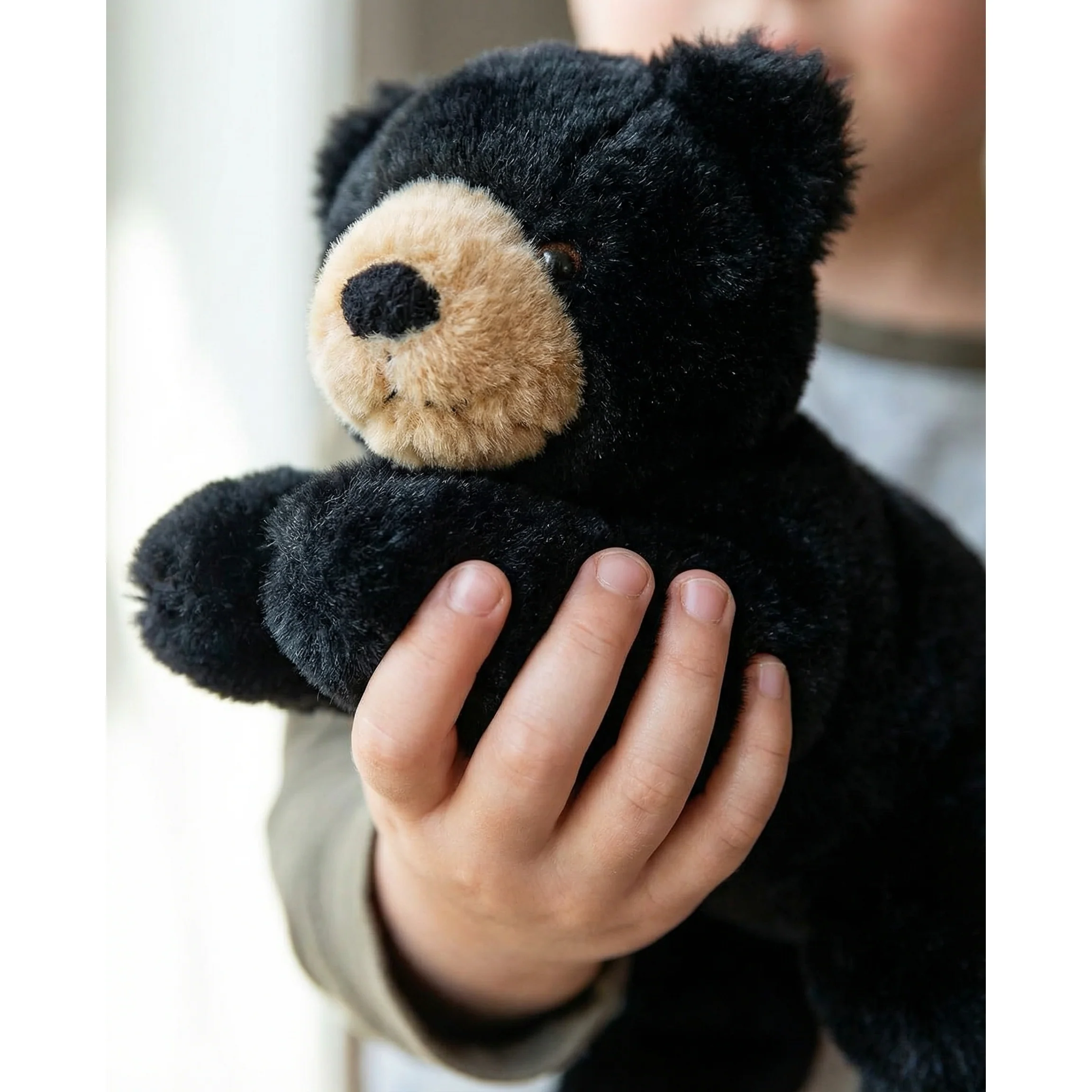 Mini Black Bear Stuffed Animal 8" | Eco-Friendly Wild Republic Plush Toy - Image 2
