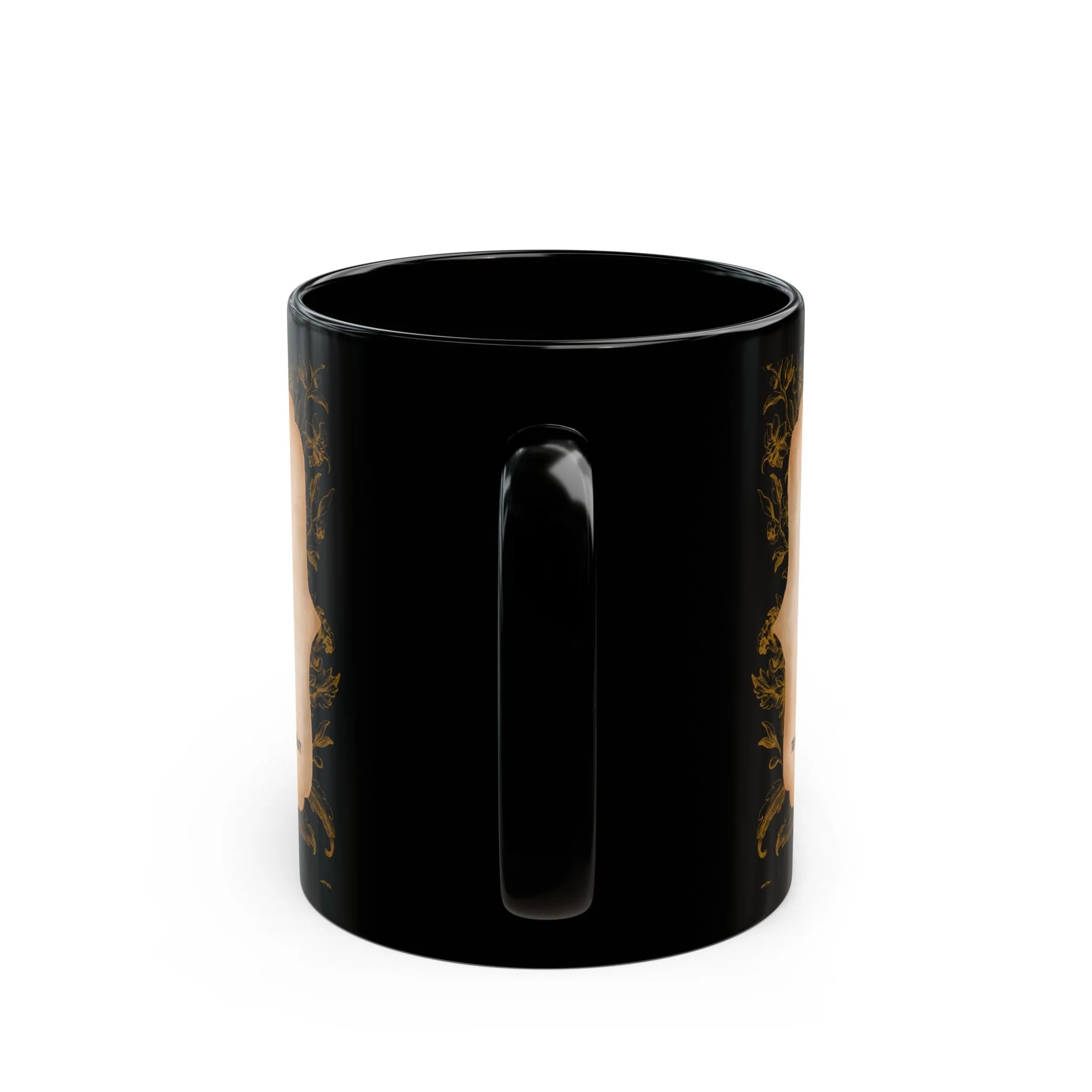 Elixir of Life The Alchemist's Formula for Youth and Vitality 11oz Black Coffee Mug with Vintage Skull Motif - Image 6