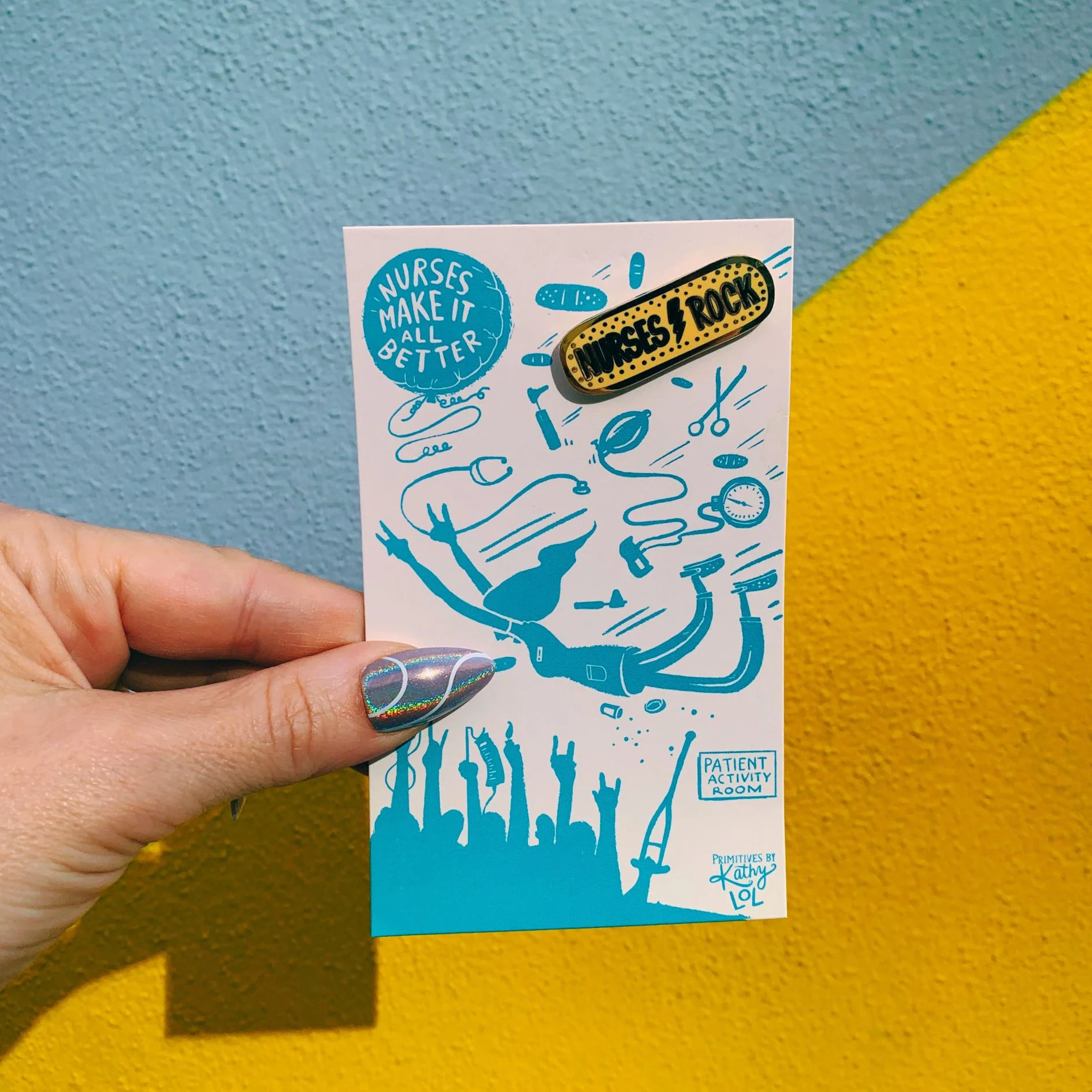 Cute Enamel Pins on Gift Cards - 40+ Options! - Image 150