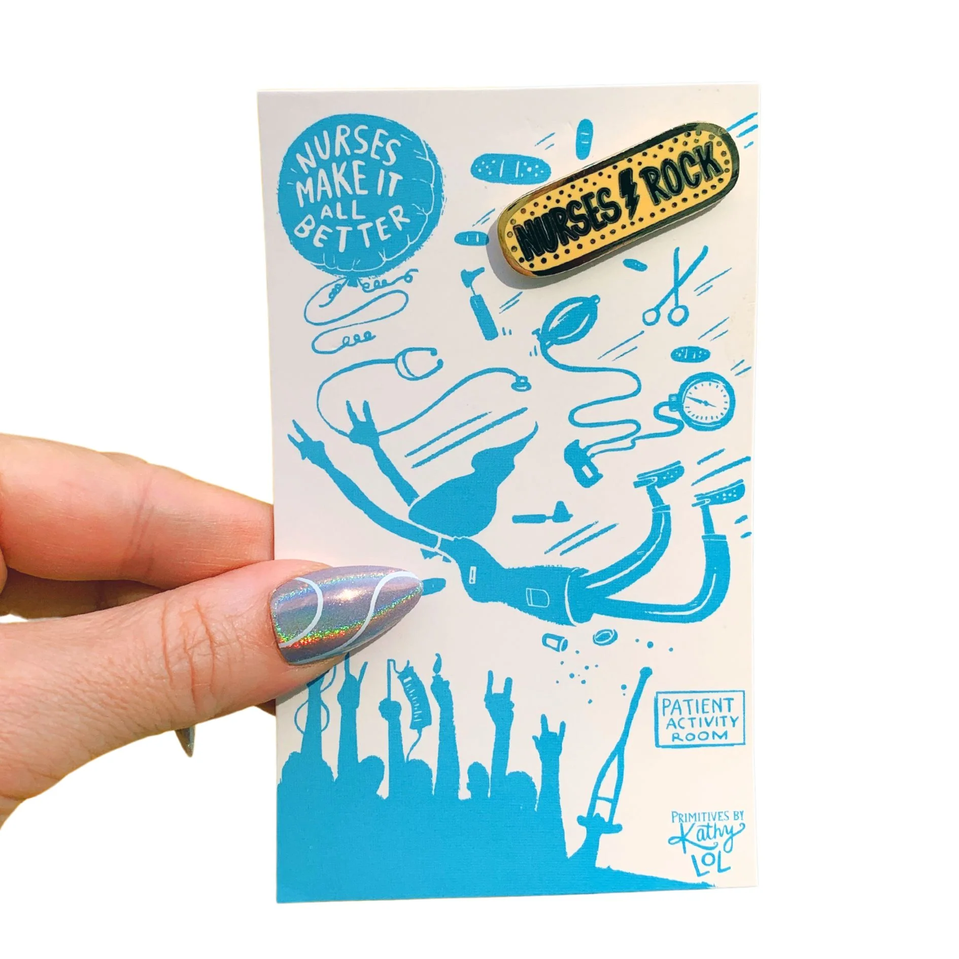 Cute Enamel Pins on Gift Cards - 40+ Options! - Image 144