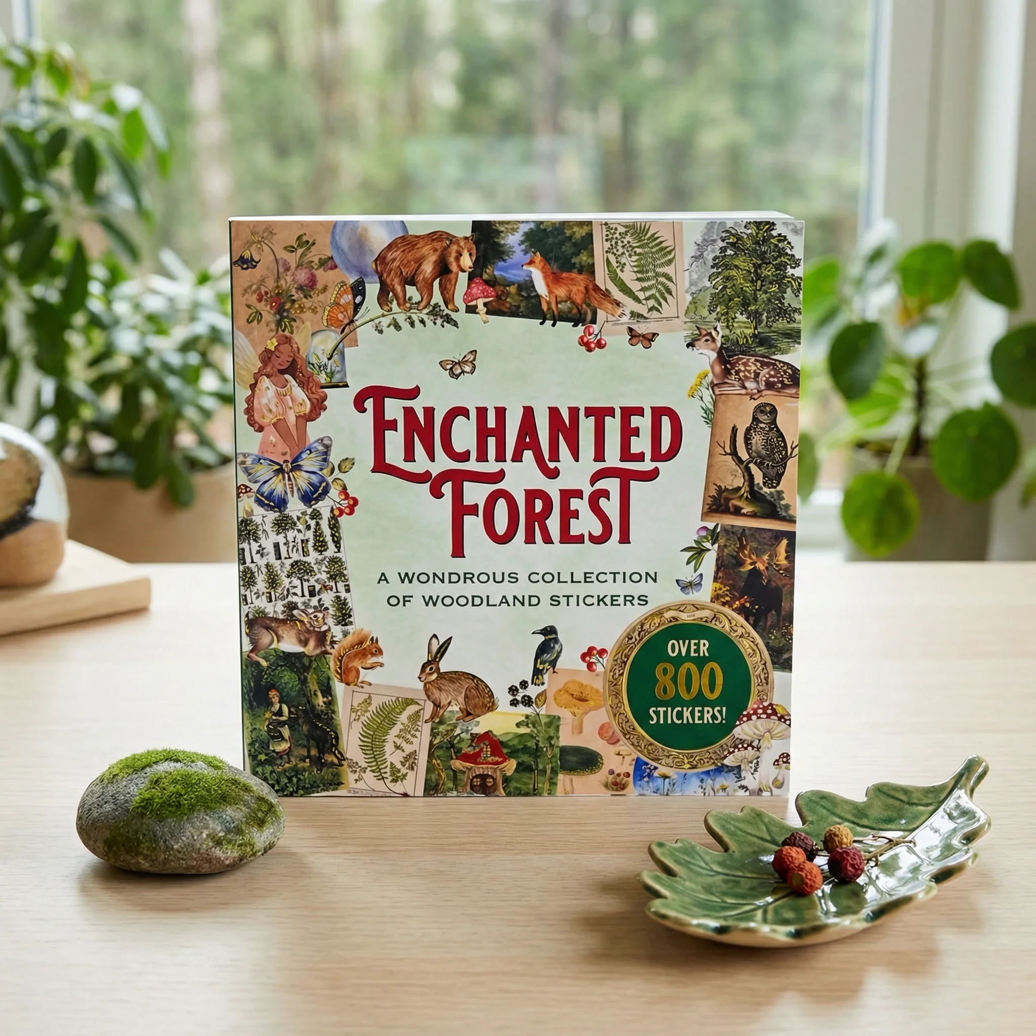 Enchanted Forest Sticker Book | 800+ Woodland-themed Stickers on 50 Pages for Journals, Planners & Scrapbooking - Image 9