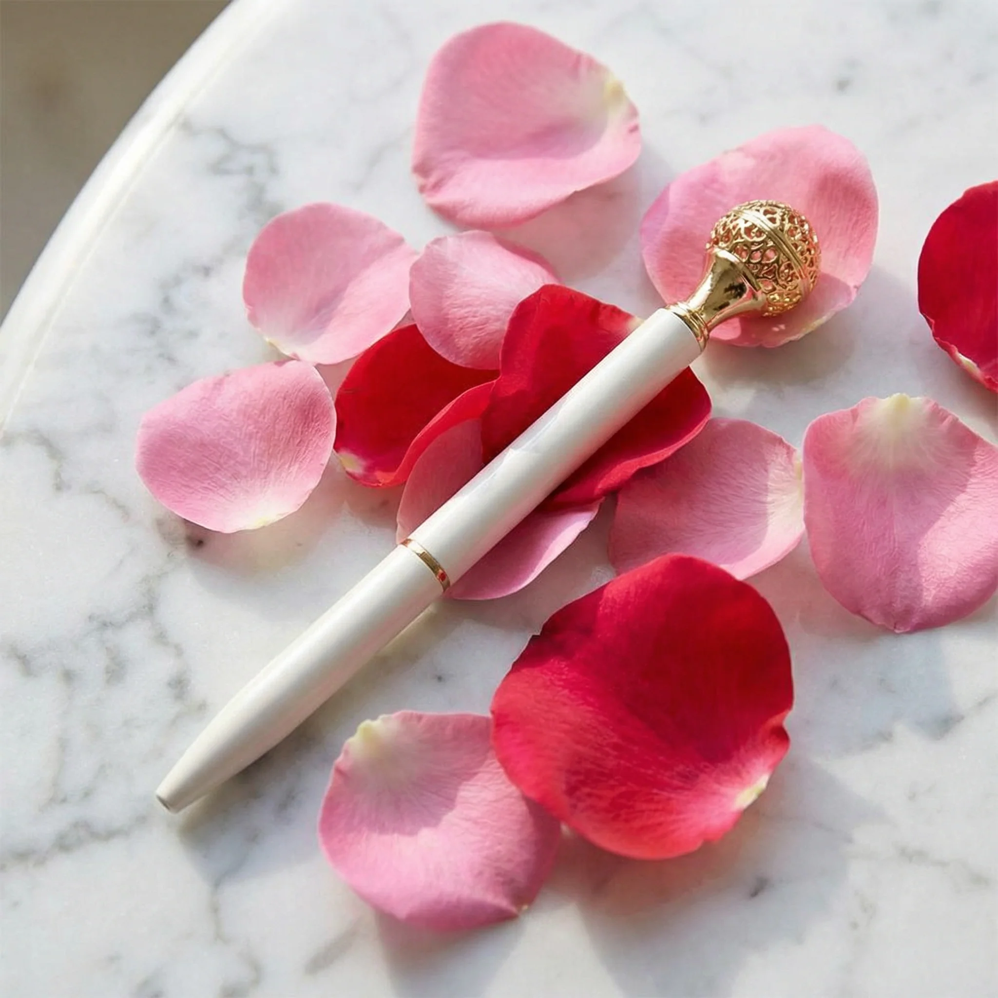 Essential Oil Diffuser Pen in Rose | Includes 1 ml of Essential Oil and 2 Lava Beads | Refillable - Image 10