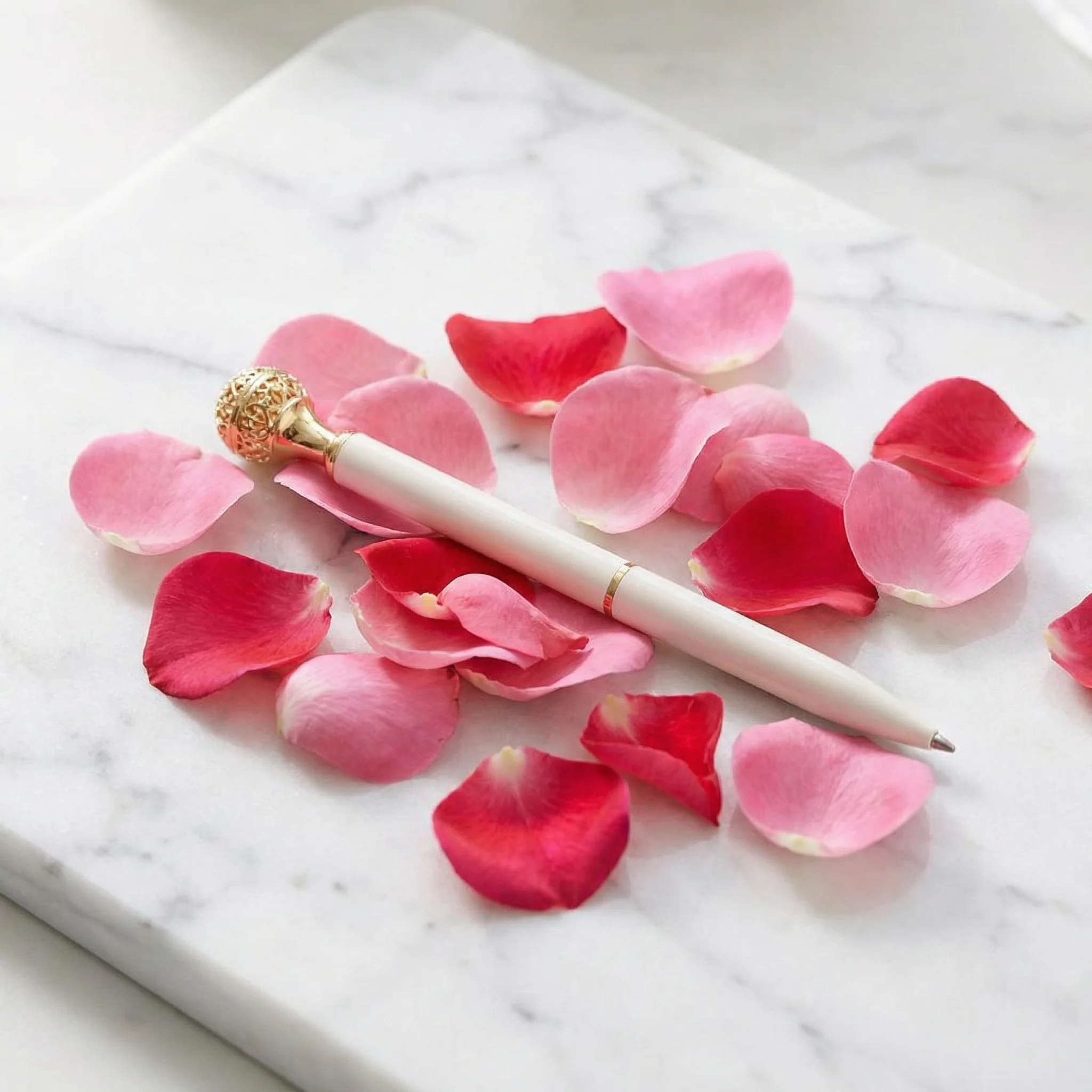 Essential Oil Diffuser Pen in Rose | Includes 1 ml of Essential Oil and 2 Lava Beads | Refillable - Image 2