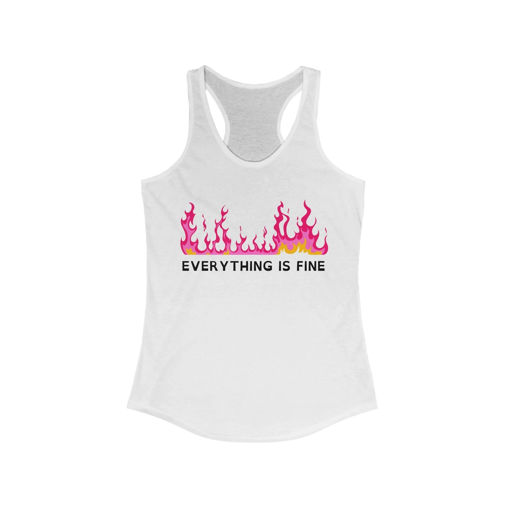 Everything Is Fine 🔥 Women's Ideal Racerback Tank - Image 7
