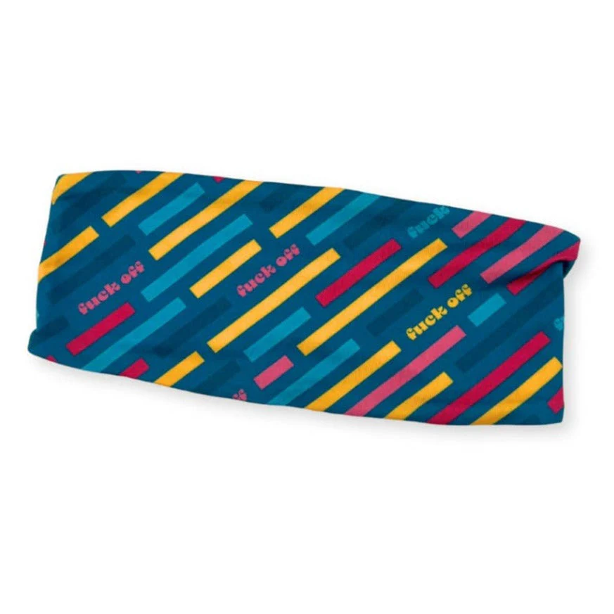 Fuck Off Headband | Unisex Stretchable Headwrap | Smartass & Sass at GetBullish - Image 2
