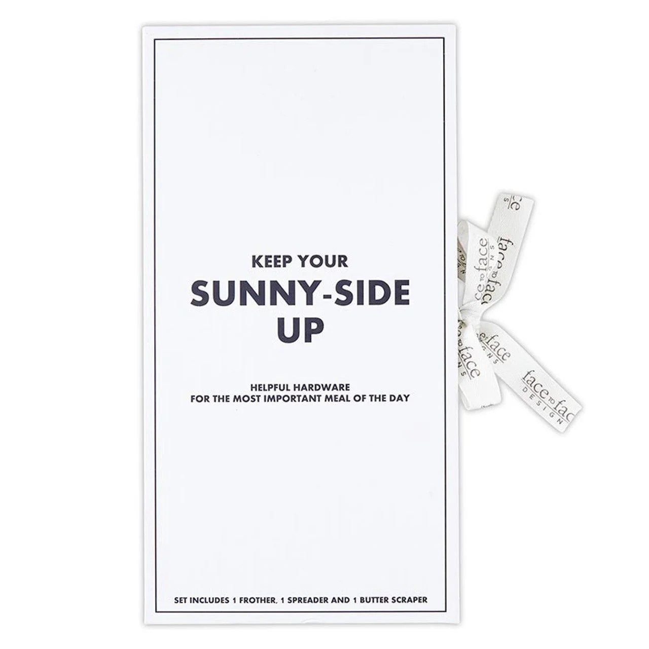 Gift Box: Sunny-Side Up Breakfast Tools Book Box | Frother, Jam Spreader, and Butter Scraper Gift Set - Image 2