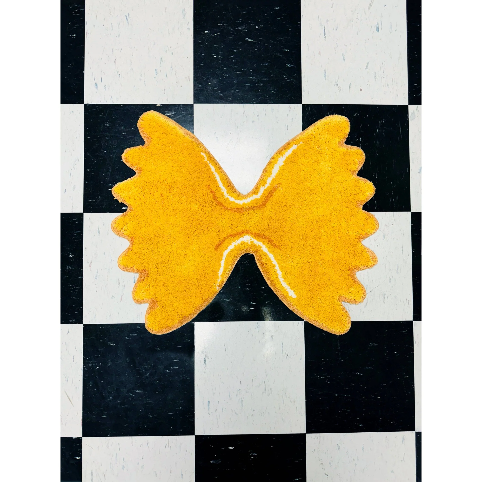 Farfalle Ultrasoft Rug | Decorative Wall Mat | Floorcloth Covering | 28" x 23" - Image 3