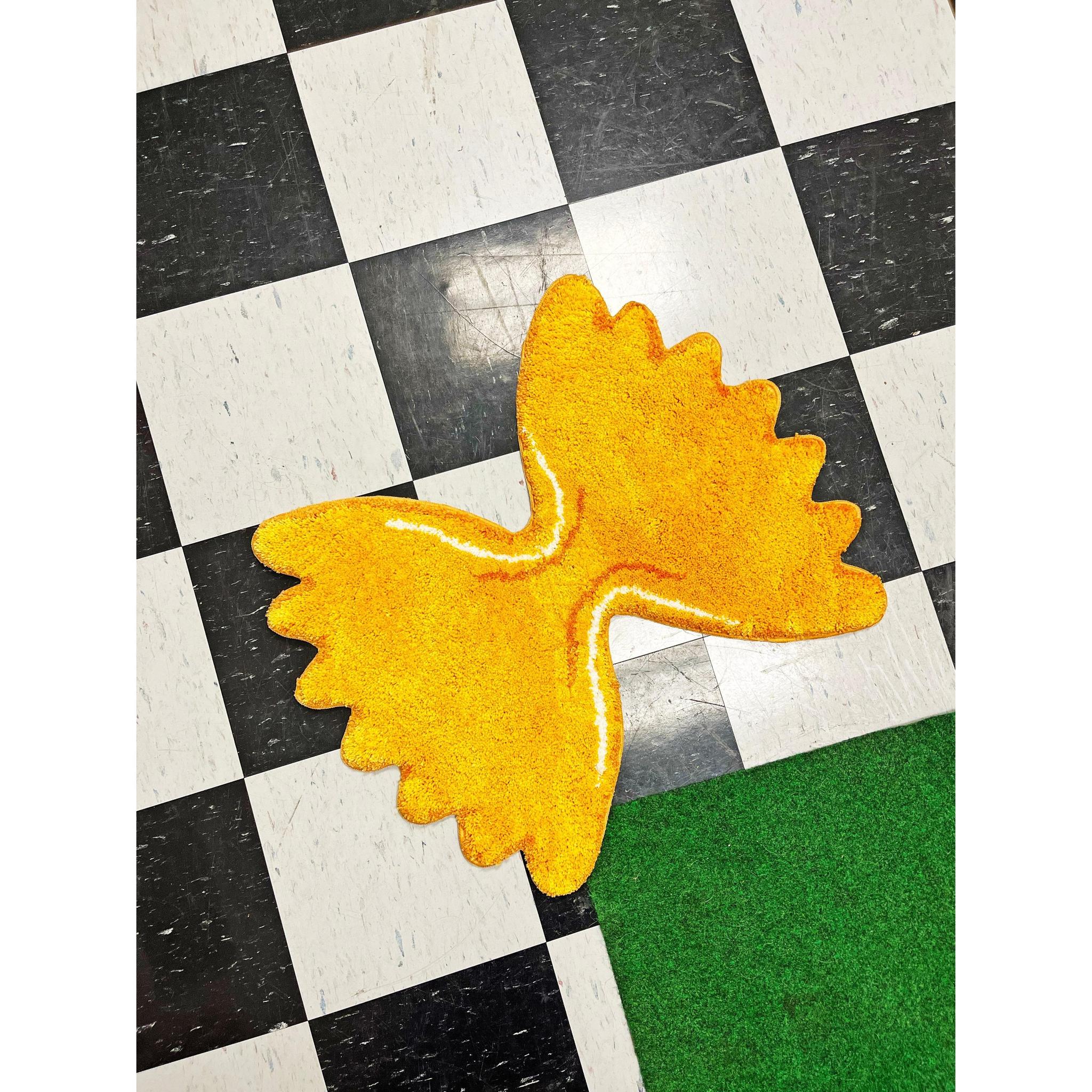 Farfalle Ultrasoft Rug | Decorative Wall Mat | Floorcloth Covering | 28" x 23" - Image 5