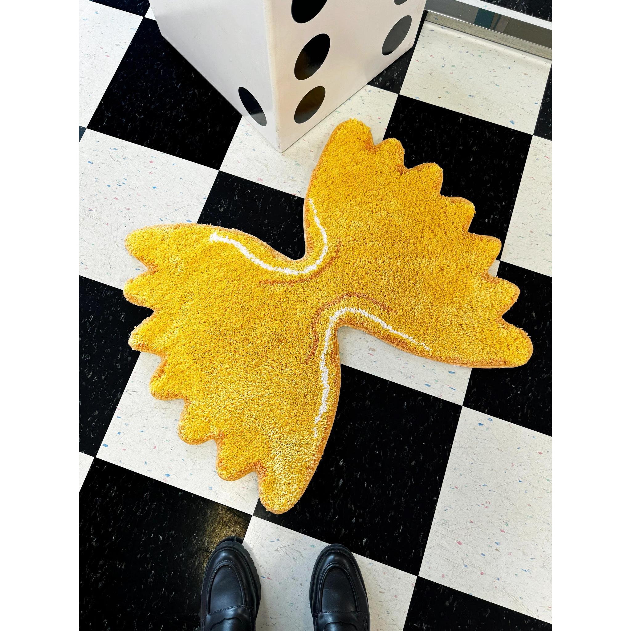 Farfalle Ultrasoft Rug | Decorative Wall Mat | Floorcloth Covering | 28" x 23" - Image 6
