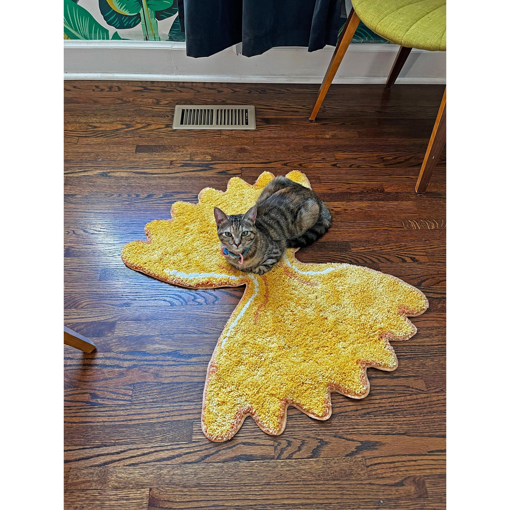 Farfalle Ultrasoft Rug | Decorative Wall Mat | Floorcloth Covering | 28" x 23" - Image 7