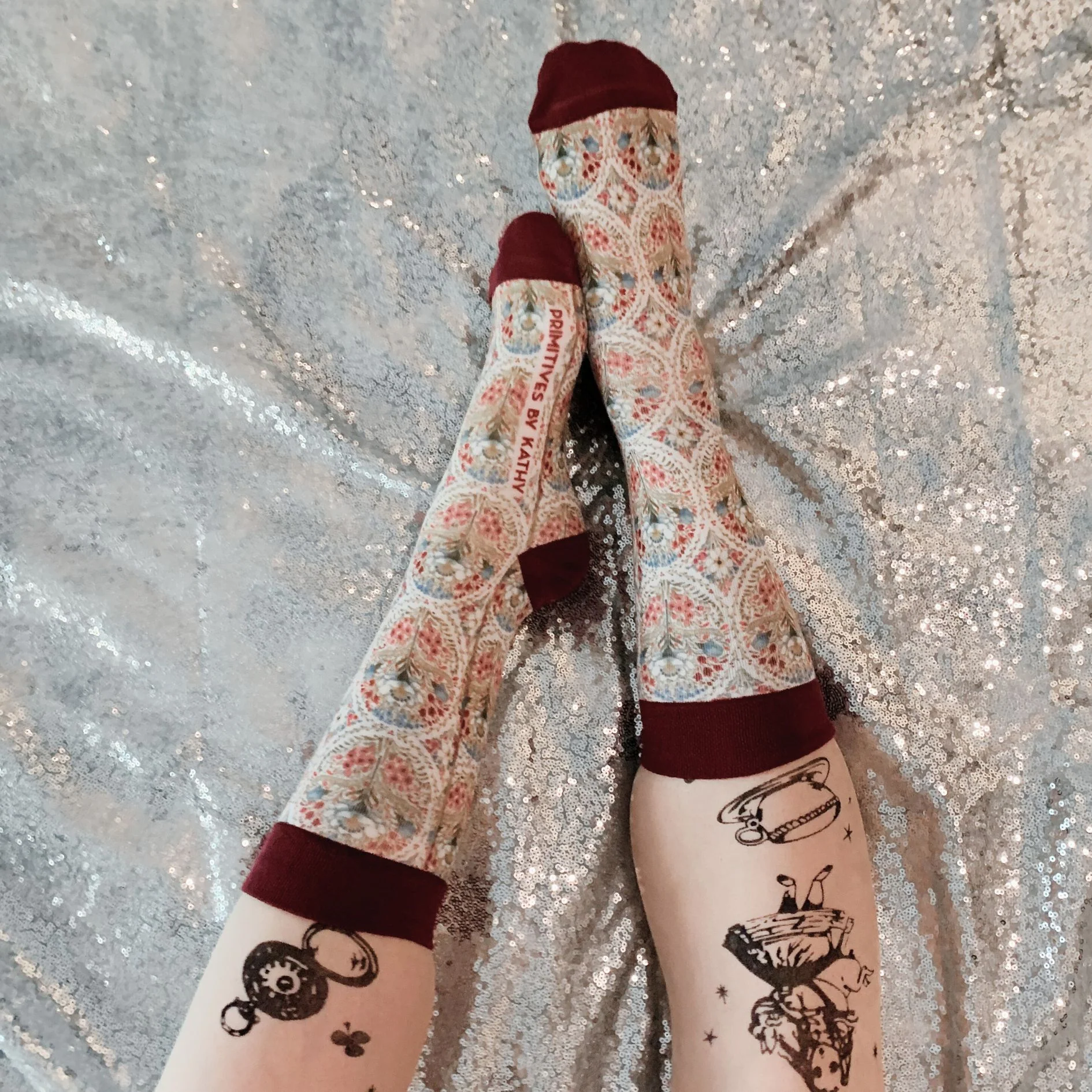 Colorful Farmhouse Floral Socks | Women‘s Novelty Socks - Image 10