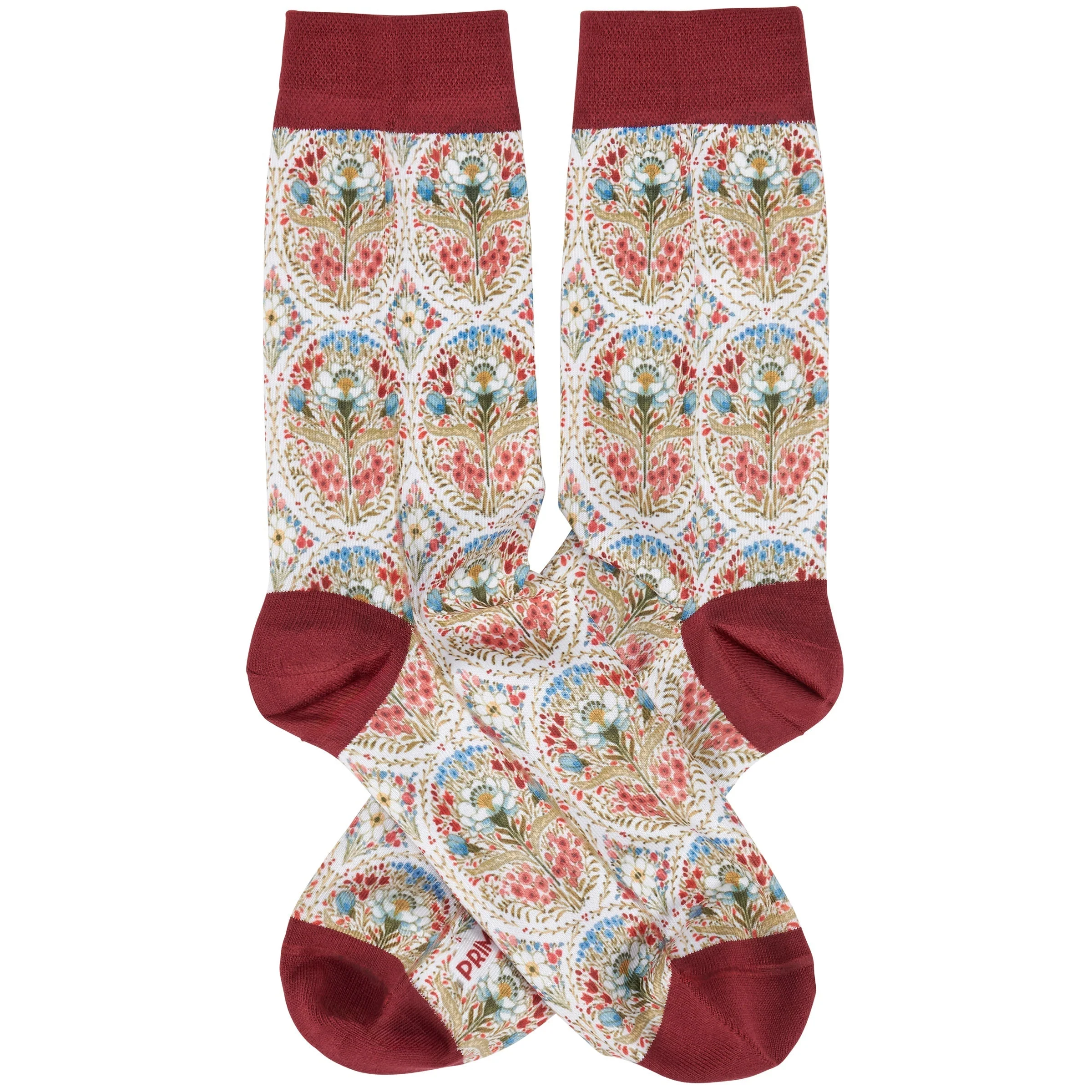 Colorful Farmhouse Floral Socks | Women‘s Novelty Socks - Image 2