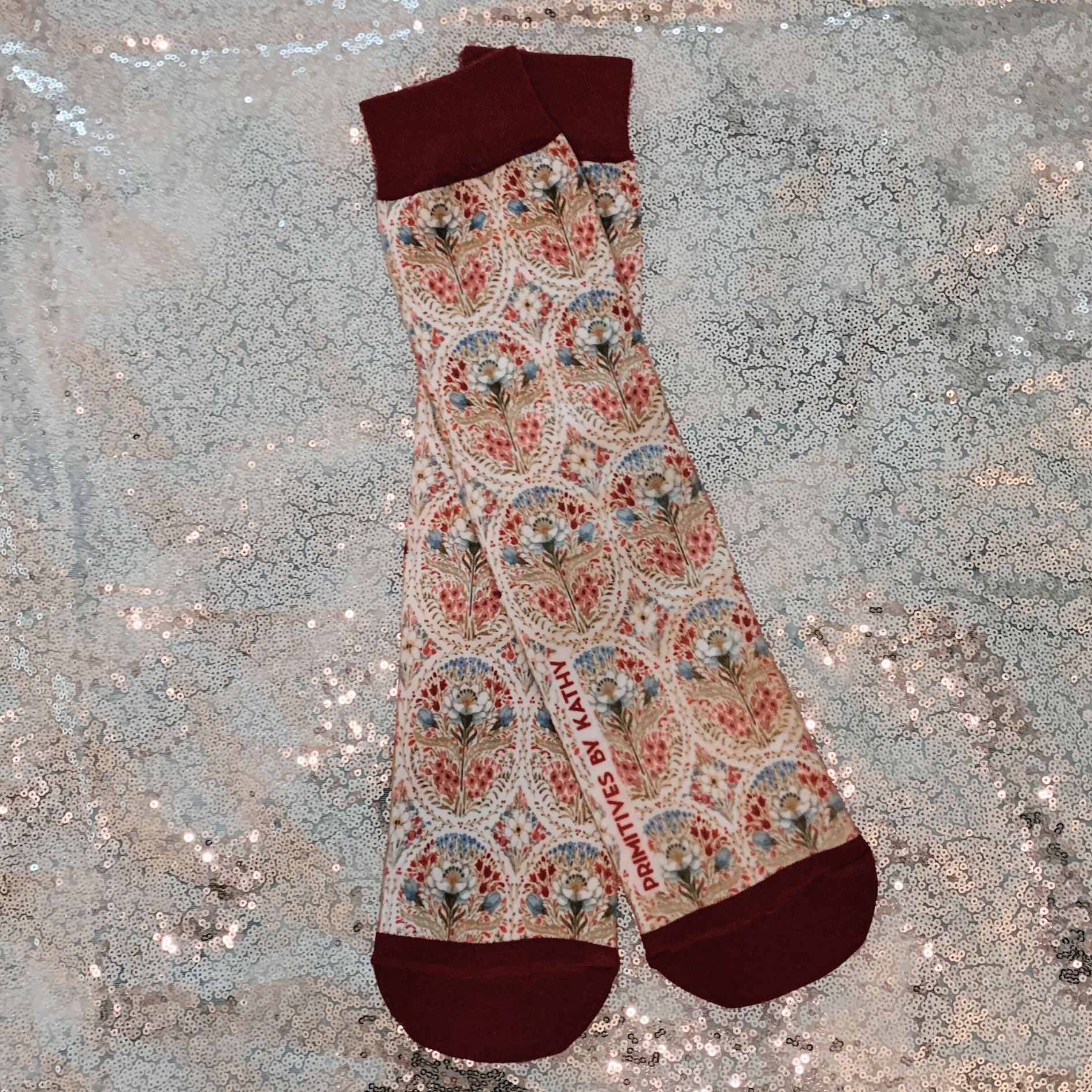 Colorful Farmhouse Floral Socks | Women‘s Novelty Socks - Image 5