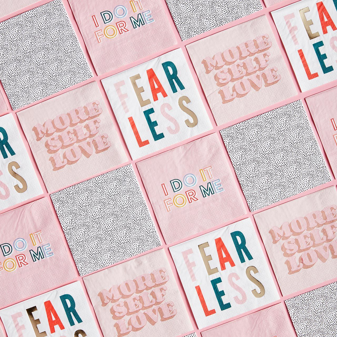 Fearless Party/Beverage/Cocktail Napkins | 5" Square - Image 10