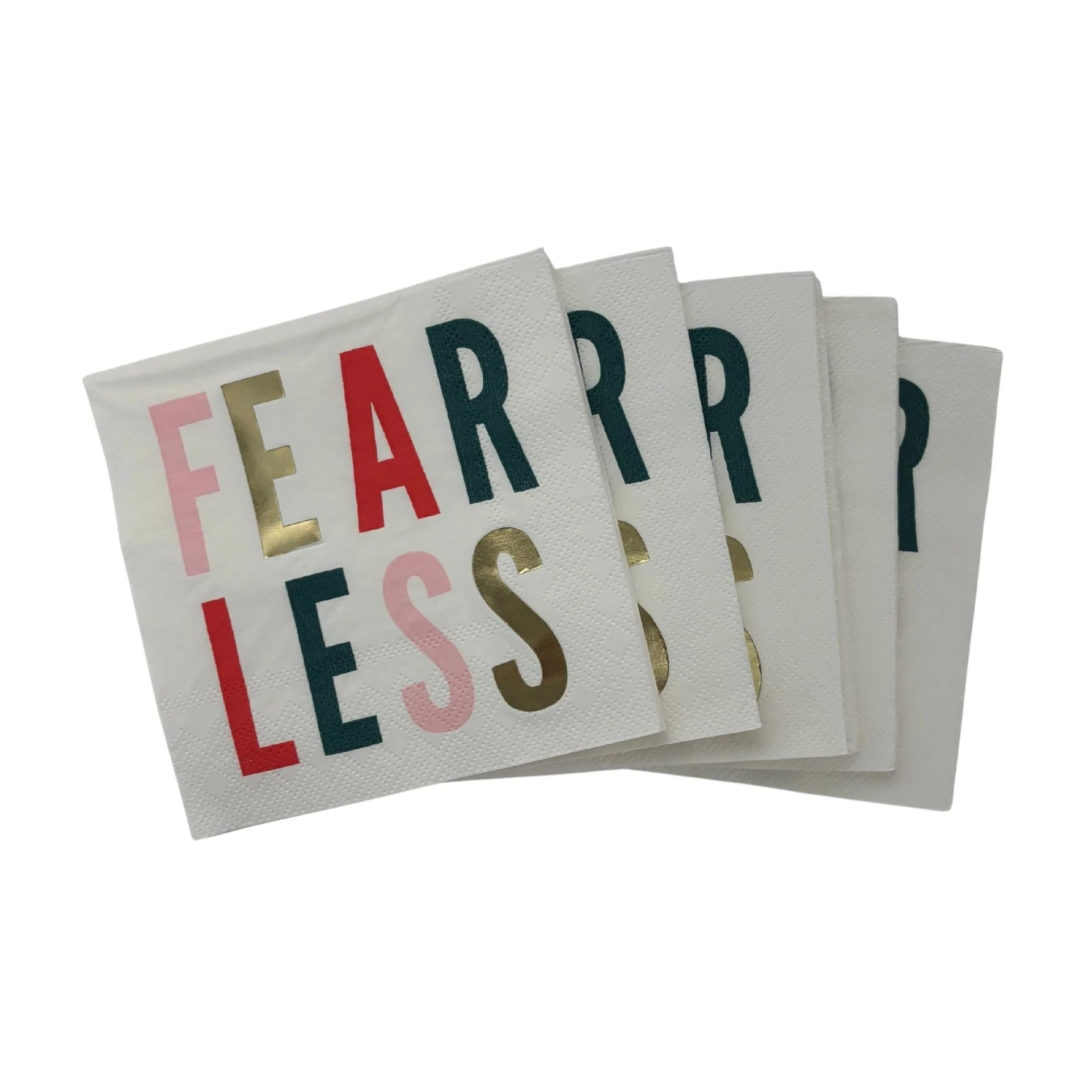 Fearless Party/Beverage/Cocktail Napkins | 5" Square - Image 4
