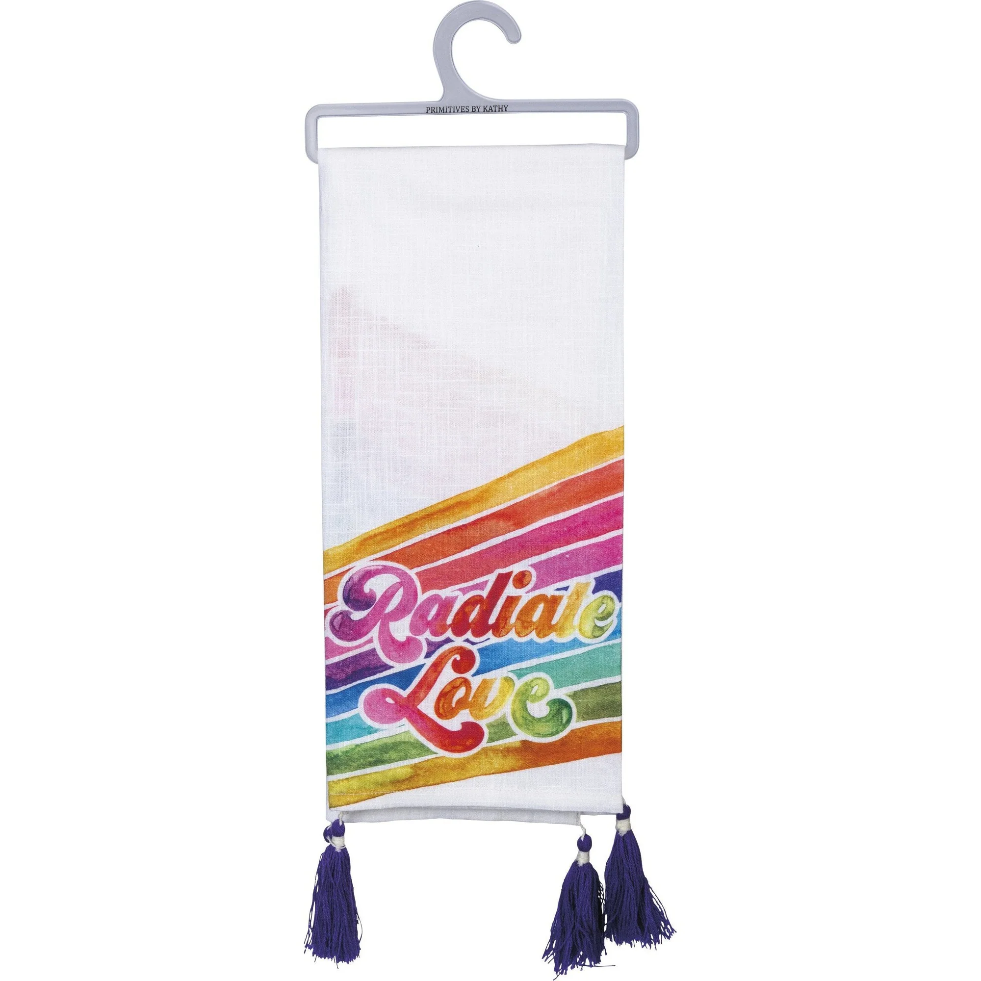 Feeling Groovy Retro Dish Towel Set of 2 in Vivid Colors - Image 3