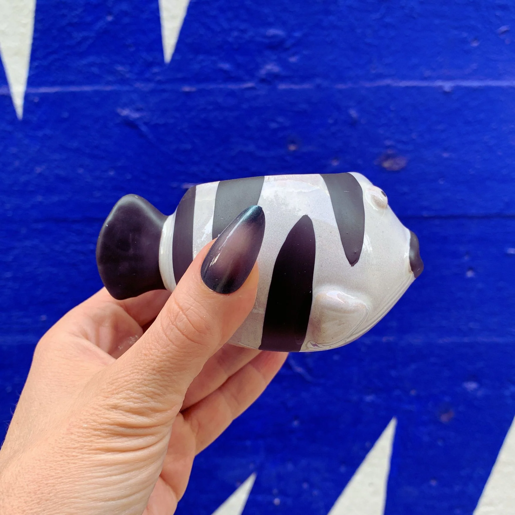 Striped Fish Mini Plant Pot | Succulent Planter | 2.2" Tall - Image 7
