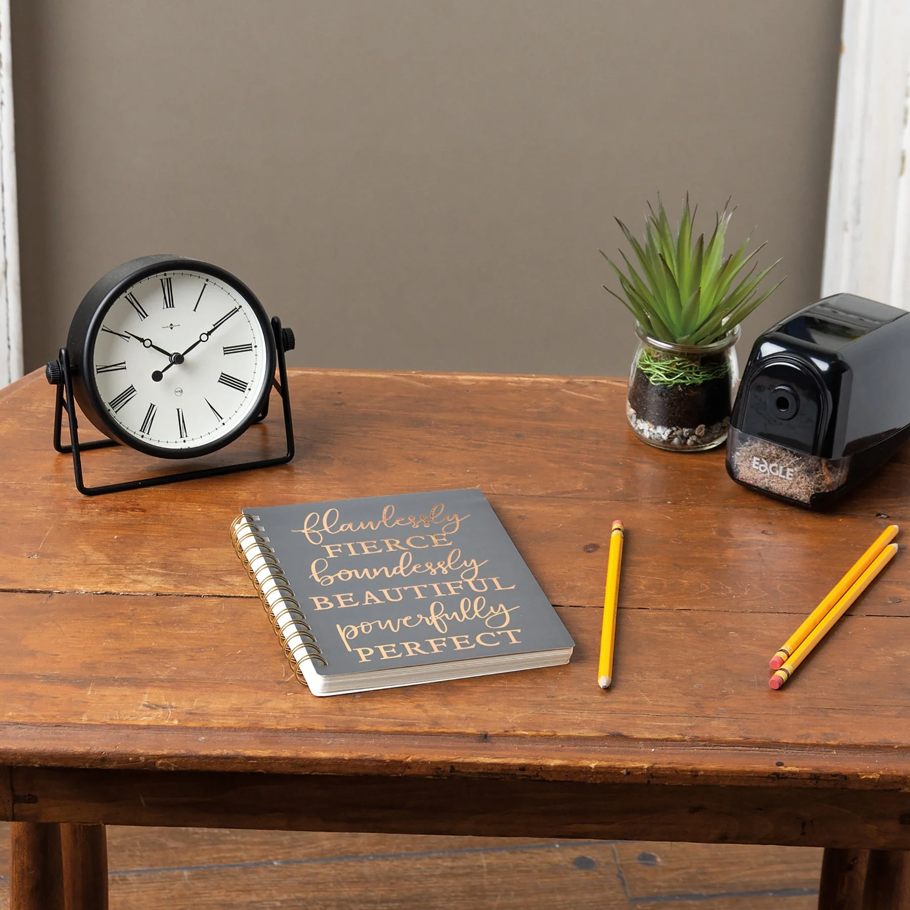 Flawlessly Fierce Spiral Notebook | Foil Lettering | 5.75" x 7.50" | 120 Lined Pages - Image 9