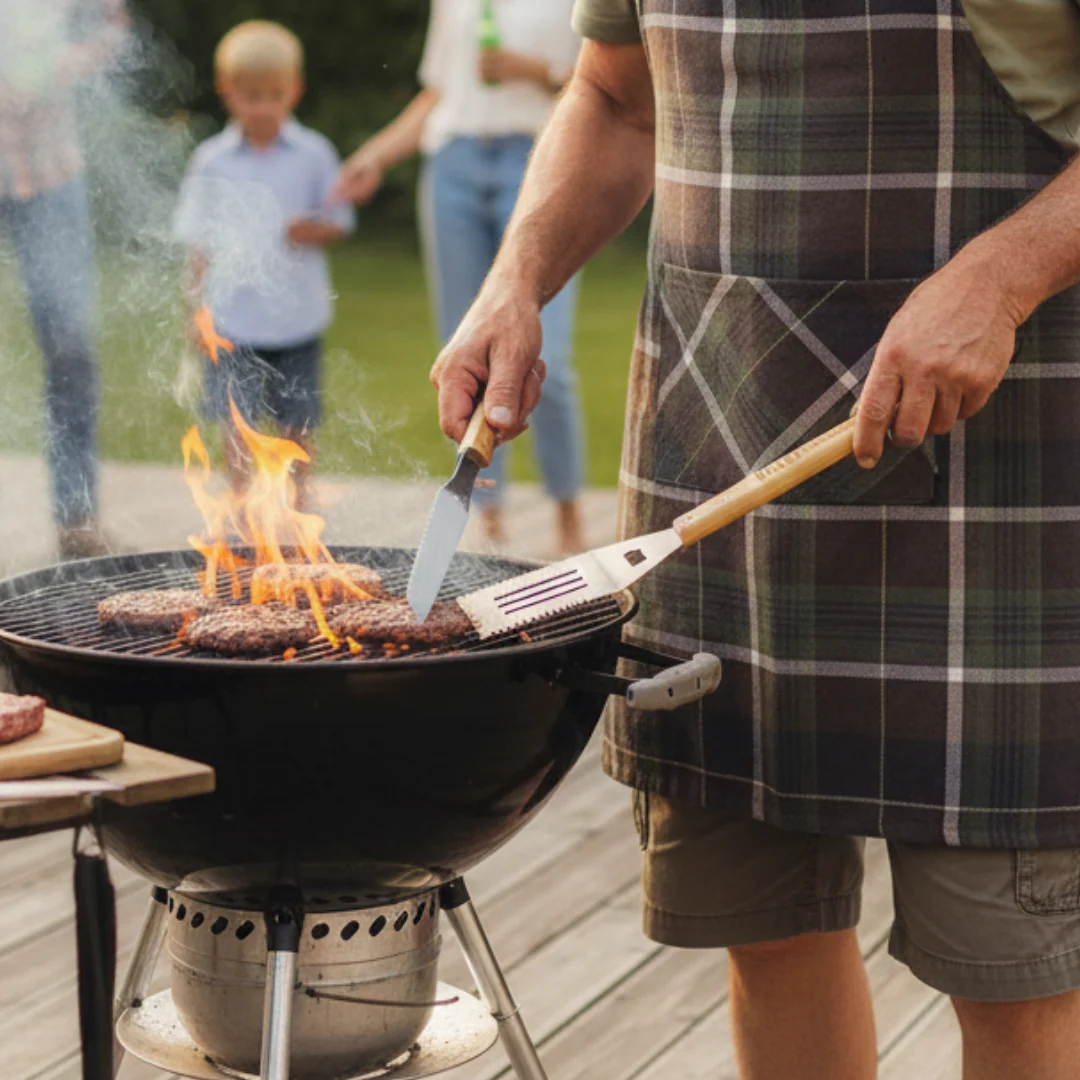 Flippin' Awesome Grandpa Grill Spatula | Bamboo Handle Grilling Tool | Father's Day Gift - Image 2