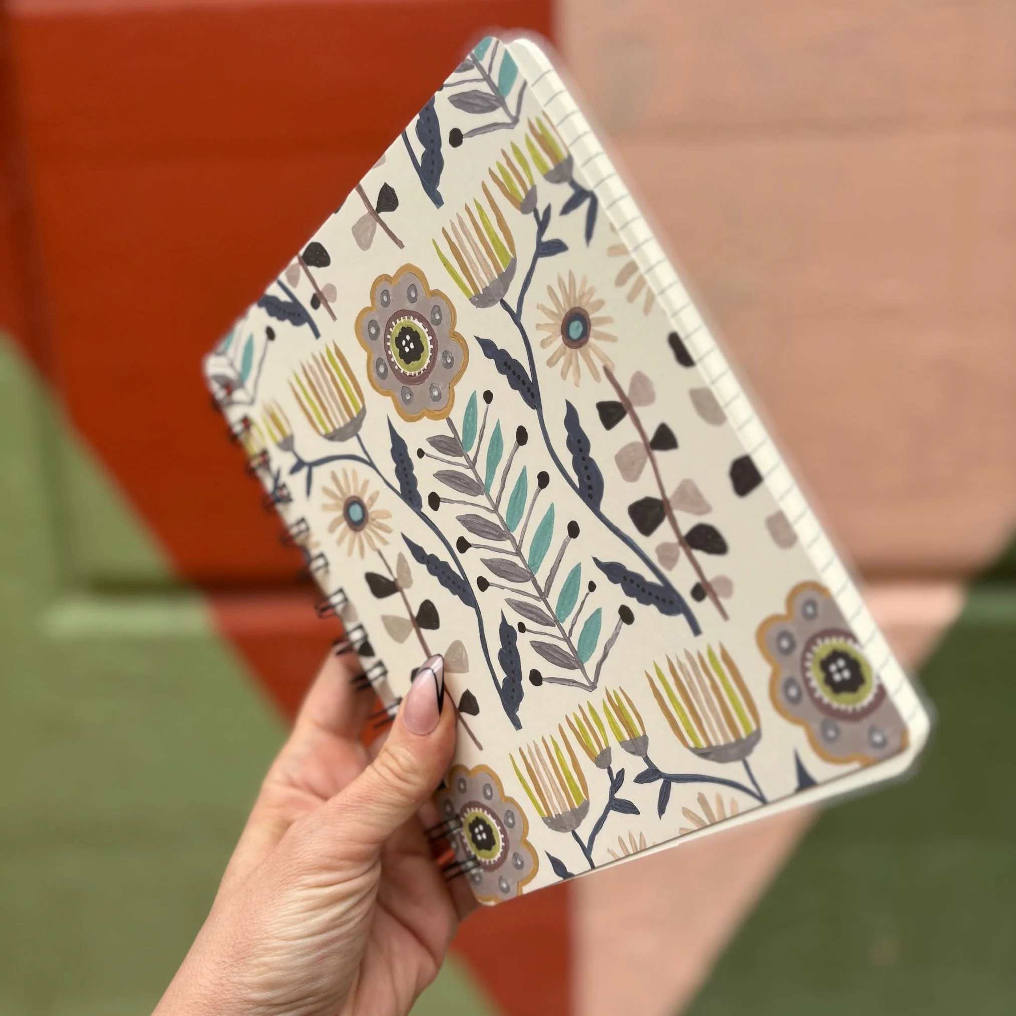 Folk Art Socks and Notebook Bundle - Image 11