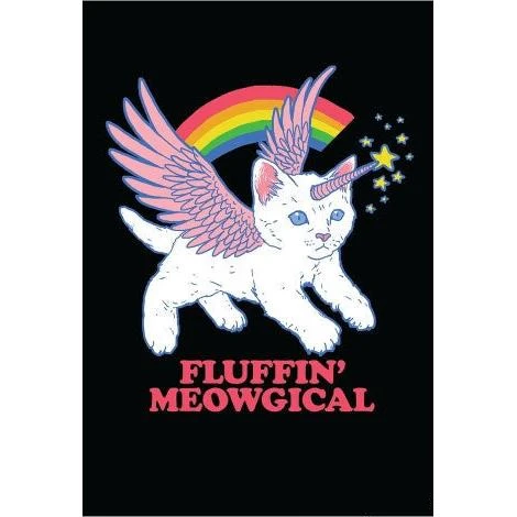 Fluffin Meowgical Cat Unicorn Magnet | 2" x 3"