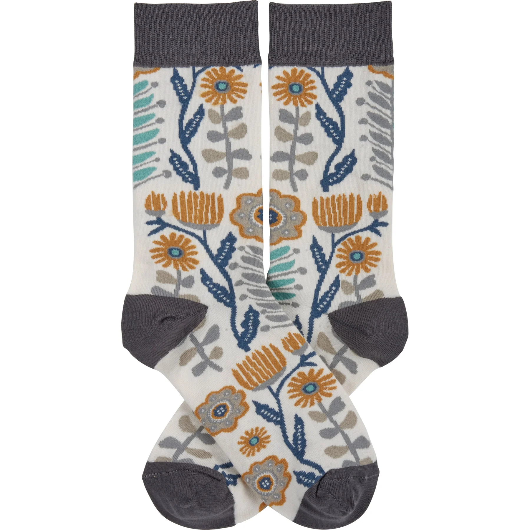Folk Art Socks and Notebook Bundle - Image 3