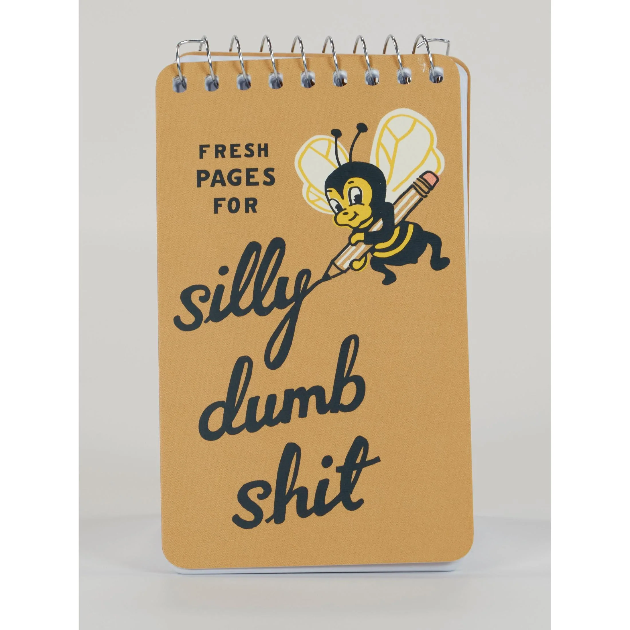 Fresh Pages For Silly Dumb Shit Spiral Notepad | 5" x 3" | BlueQ at GetBullish - Image 4