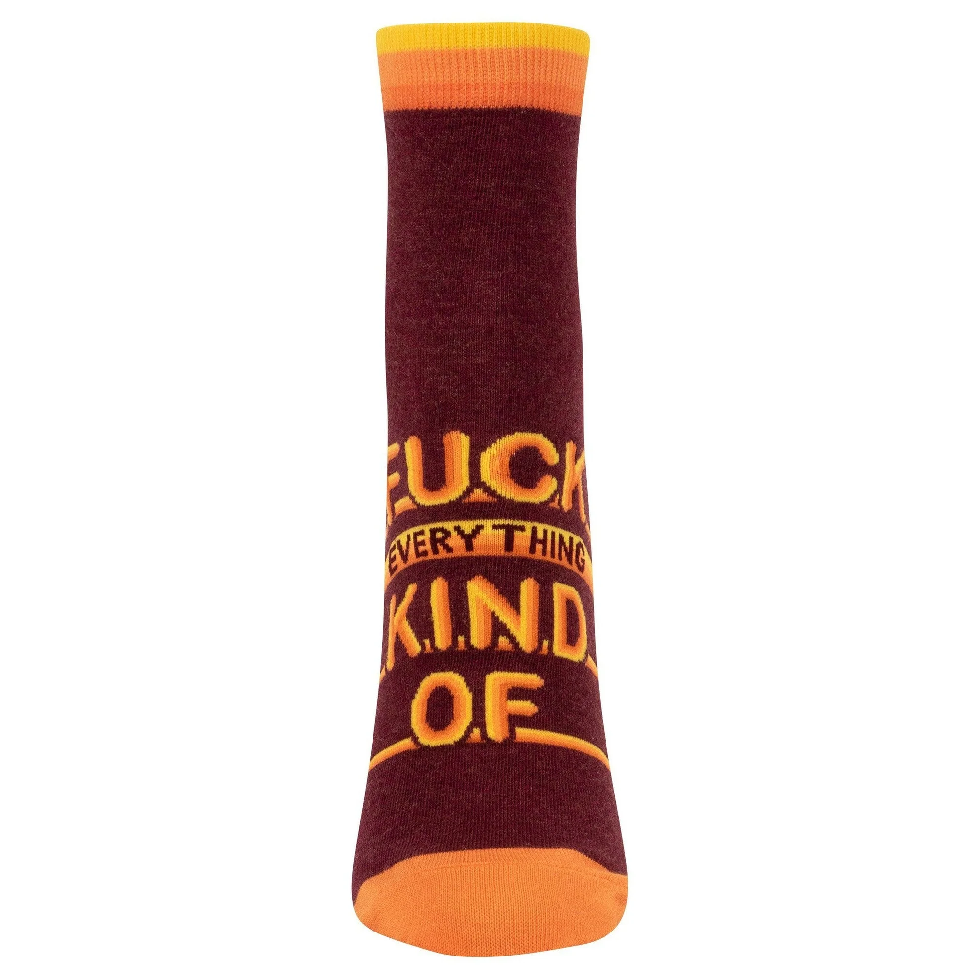 Fuck Everything Kind Of Women's Ankle Socks | BlueQ at GetBullish - Image 3