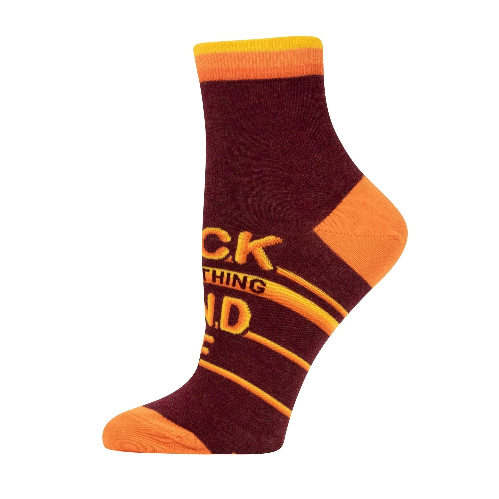 Fuck Everything Kind Of Women's Ankle Socks | BlueQ at GetBullish - Image 4