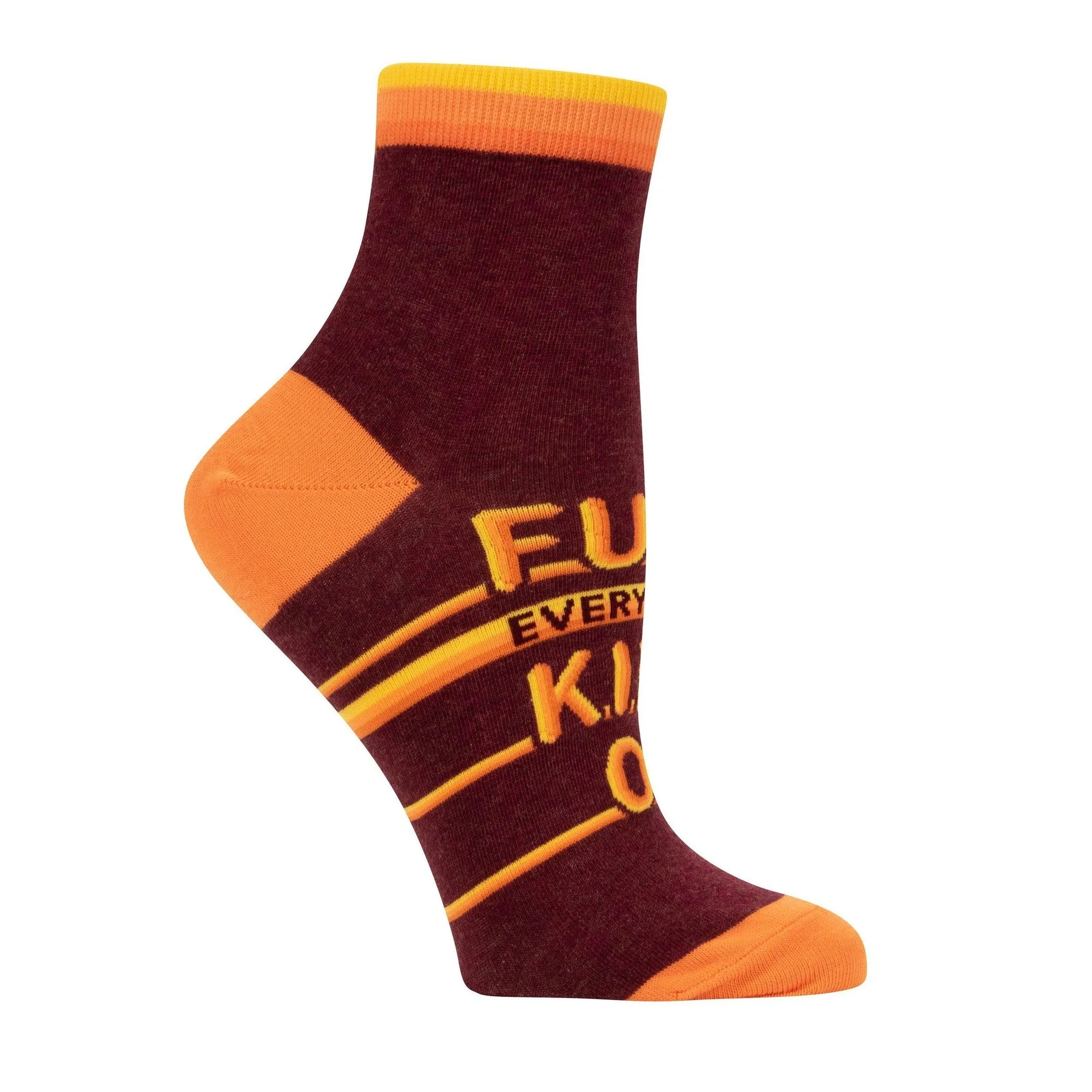 Fuck Everything Kind Of Women's Ankle Socks | BlueQ at GetBullish - Image 5