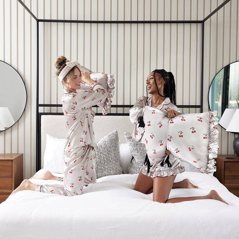 Mon Cheri Cherries Full Length Pajama Set [Available in XL Only] - Image 6