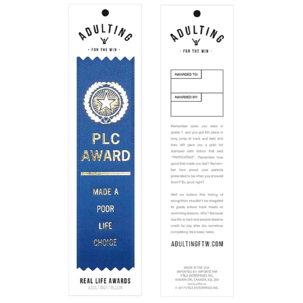 Funny Award Ribbons on Gift Cards | 15+ Styles - Image 32