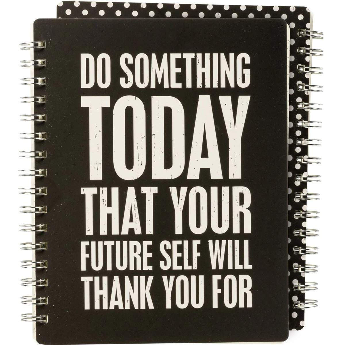 Do Something Today That Your Future Self Will Thank You For Spiral Notebook | Dot Print on Back Cover | 9" x 7" | 120 Lined Pages - Image 8