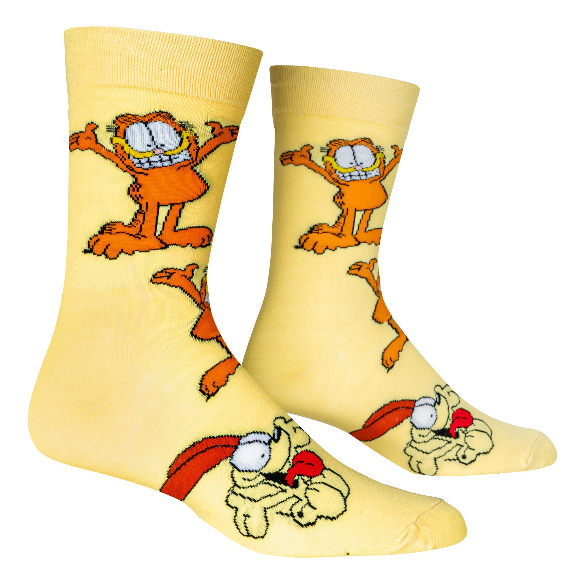 Garfield Men’s Crew Socks | Crazy Socks Fun Cartoon Style - Image 2