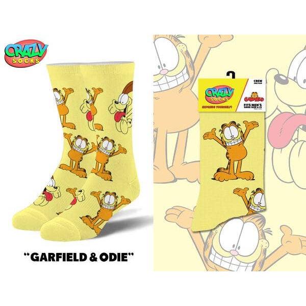 Garfield Men’s Crew Socks | Crazy Socks Fun Cartoon Style - Image 6