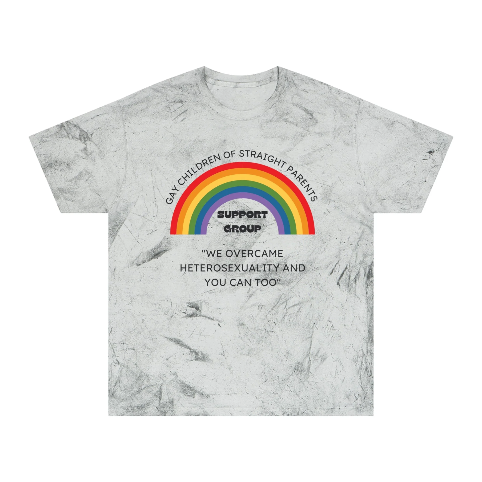 Gay Children of Straight Parents Support Group Unisex Color Blast T-Shirt - Image 5