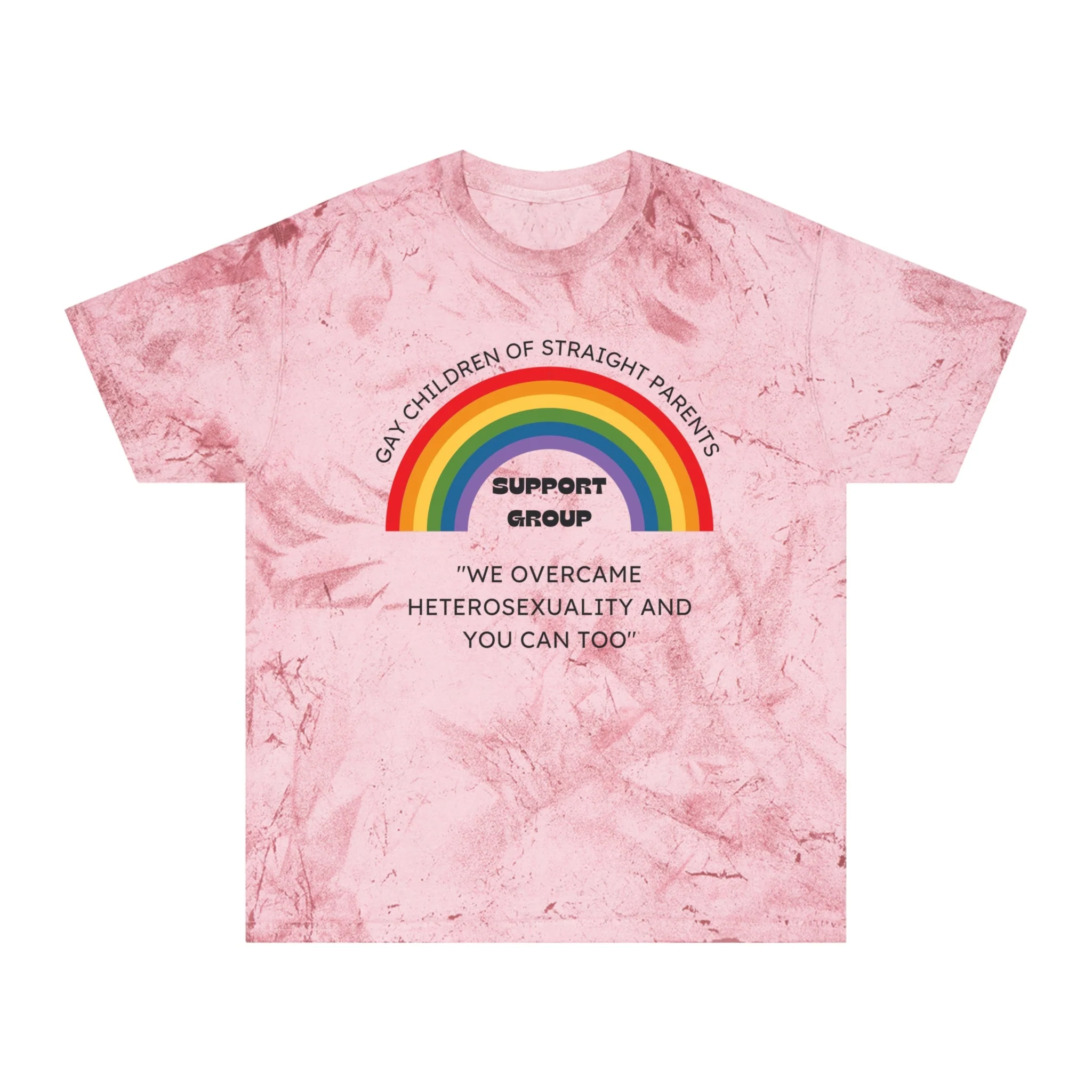 Gay Children of Straight Parents Support Group Unisex Color Blast T-Shirt - Image 9