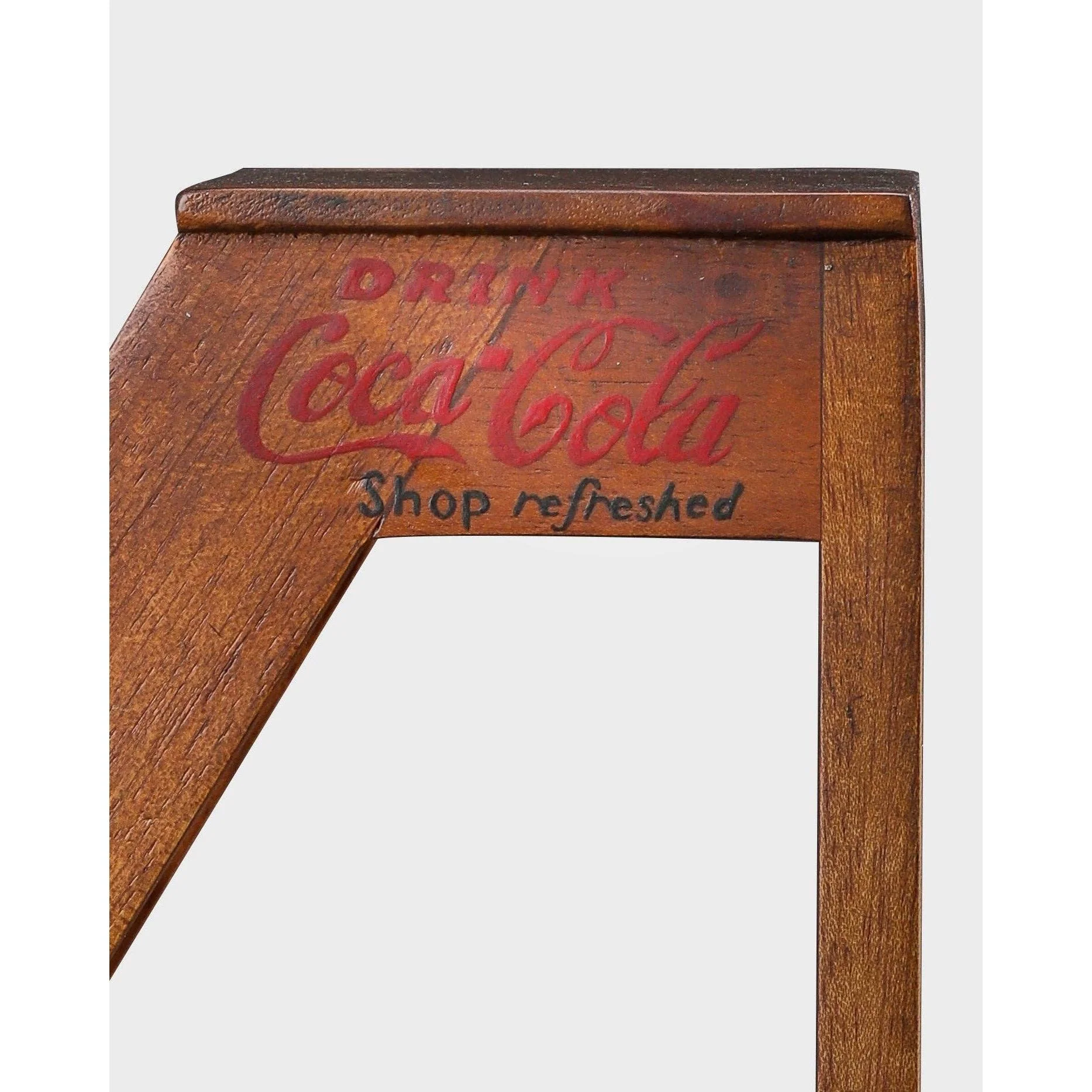 Mini General Store Ladder Desktop Decor | Vintage Wooden Store Steps Decorative Accent - Image 4