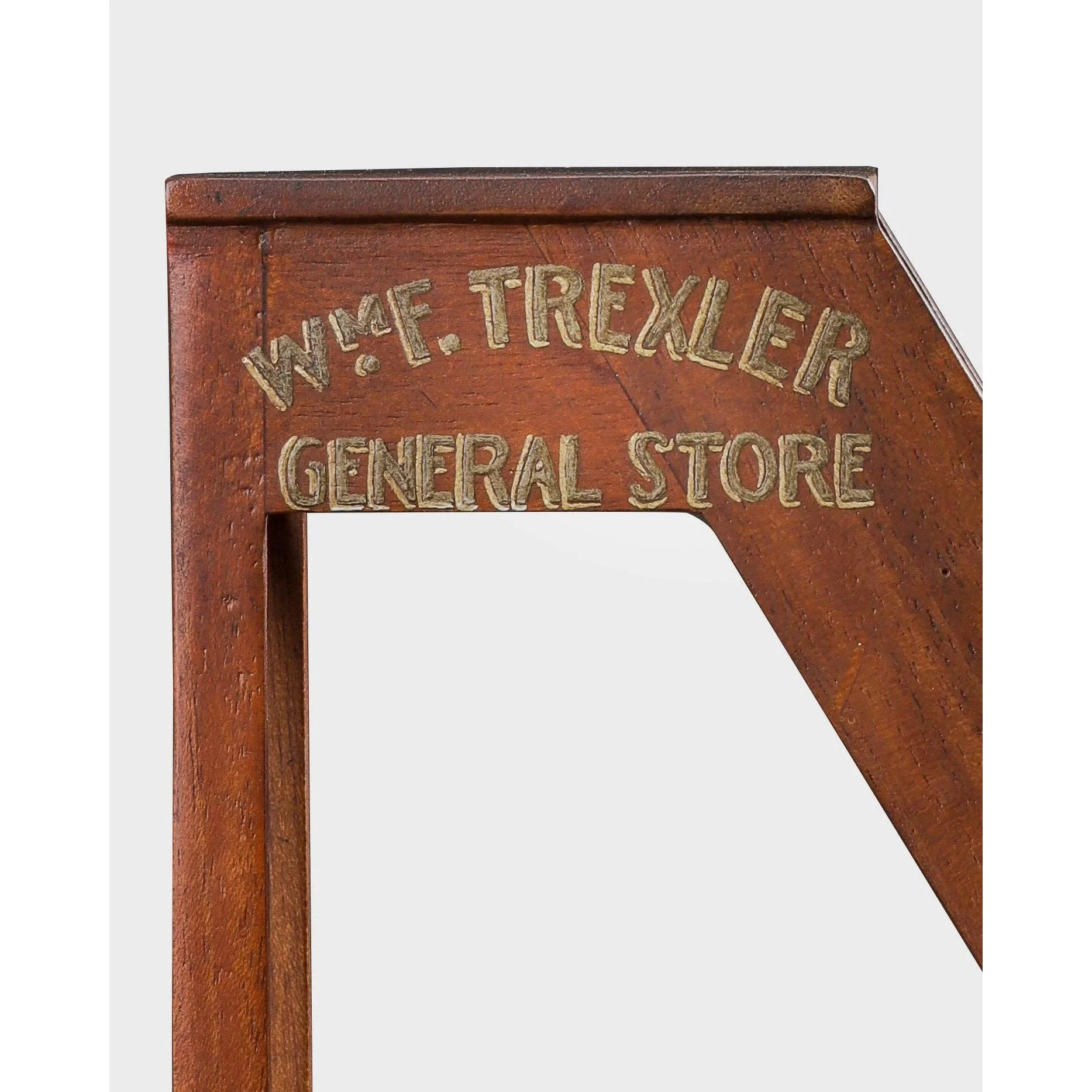 Mini General Store Ladder Desktop Decor | Vintage Wooden Store Steps Decorative Accent - Image 5