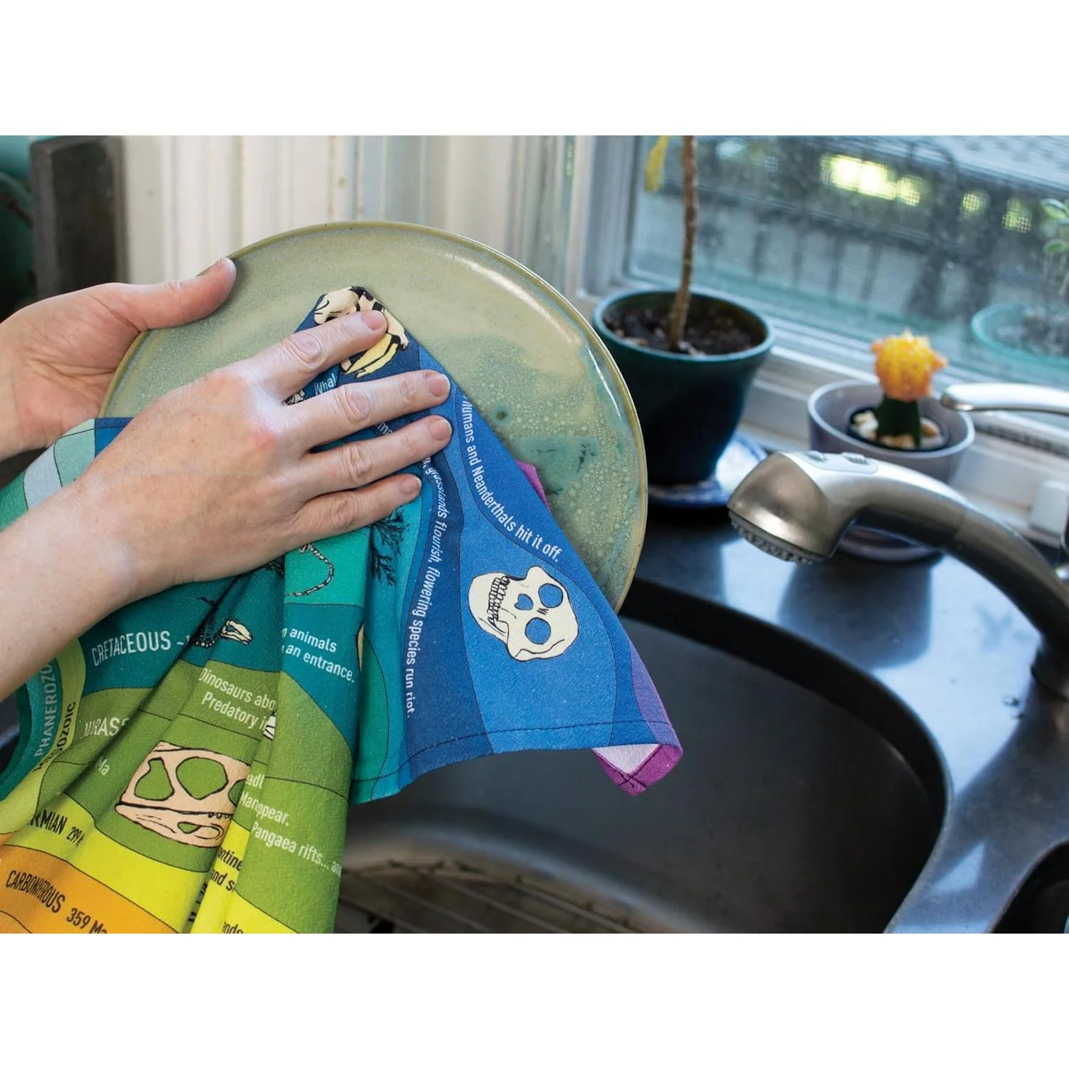 Geologic Time Towel | Kitchen Dish Tea Hand Towel | 17.25" x 25.5" - Image 5