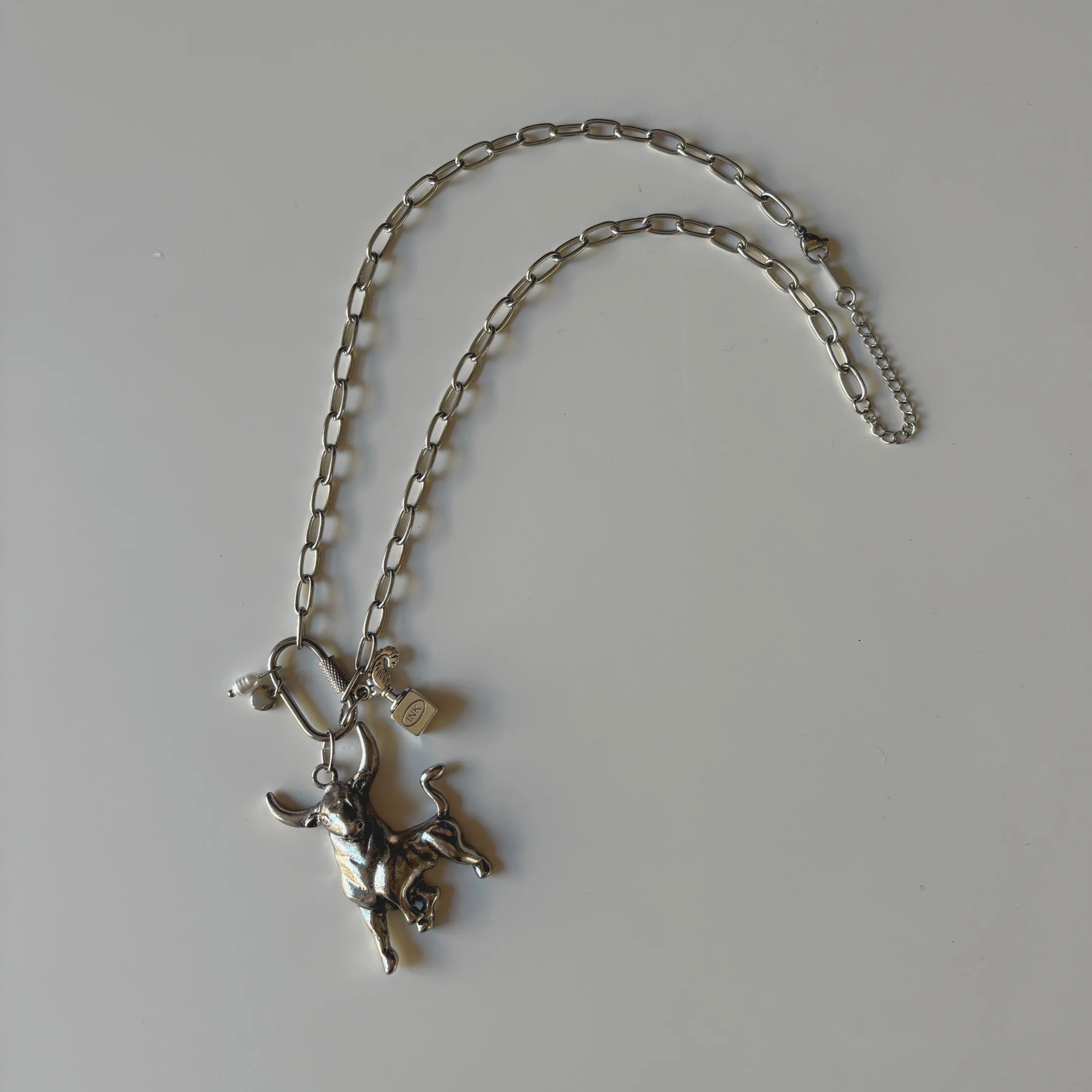GetBullish Signature Bull Carabiner Charm Necklace - 3 Styles - Image 8
