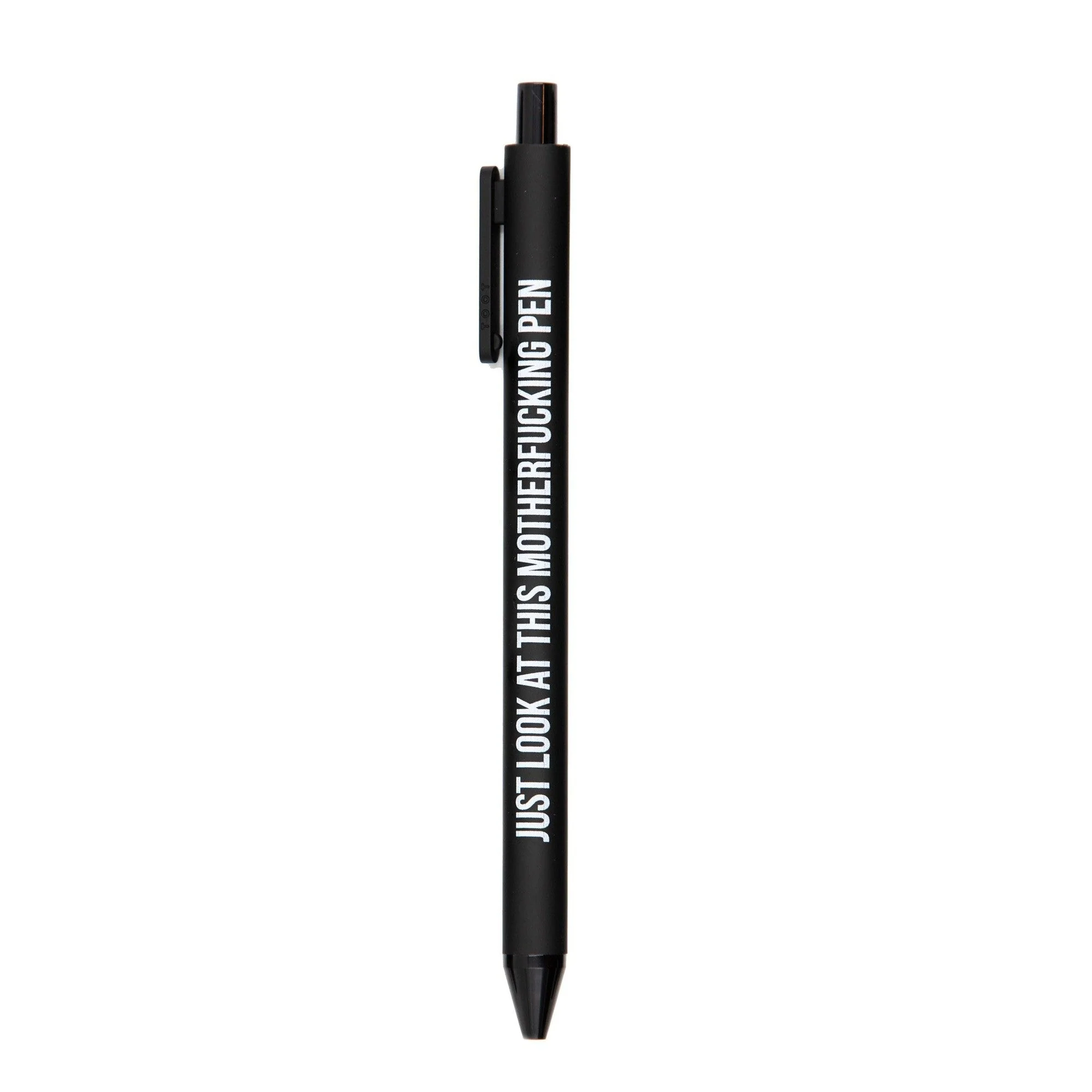 Sweary Fuck Pens Cussing Pen Gift Set - 5 Black Gel Pens Rife with Profanity - Image 15
