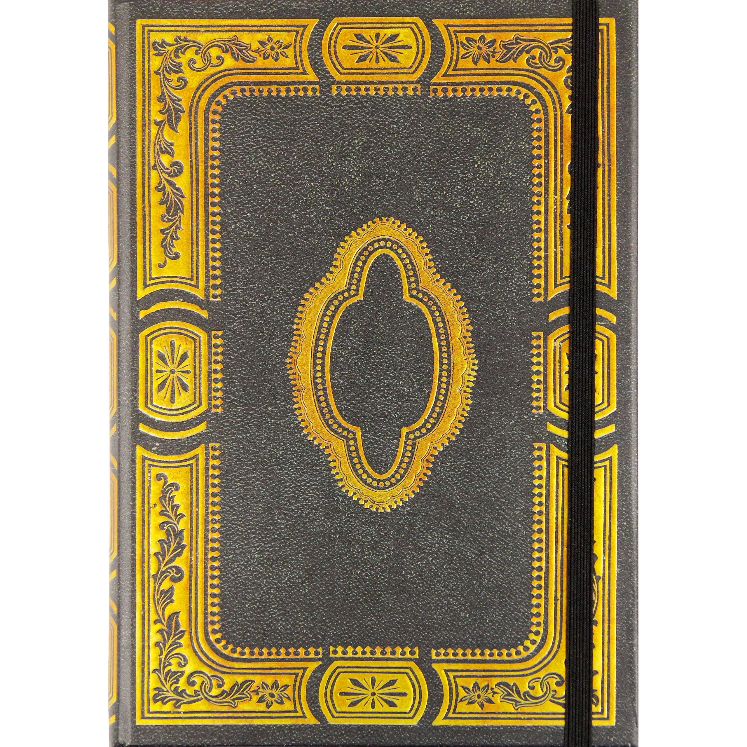 Gilded Onyx Journal | Book bound-style binding Notebook | 160 Pages - Image 6