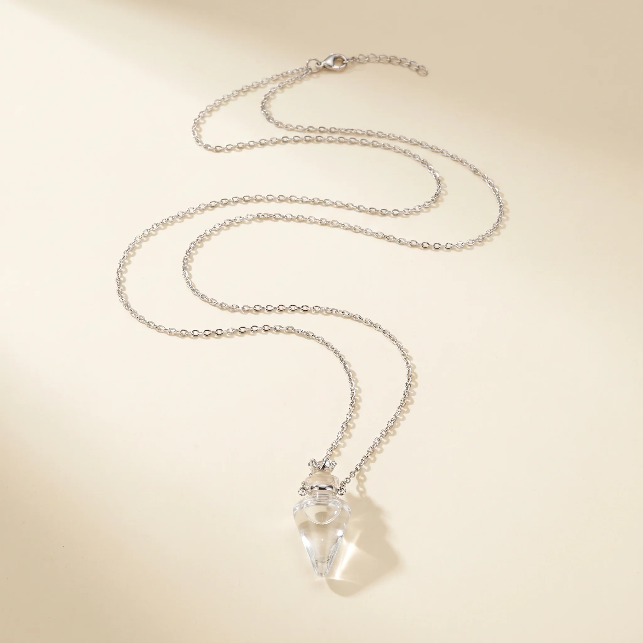 Glass Potion Bottle Necklace | Opens! Witchy Apothecary Pendant