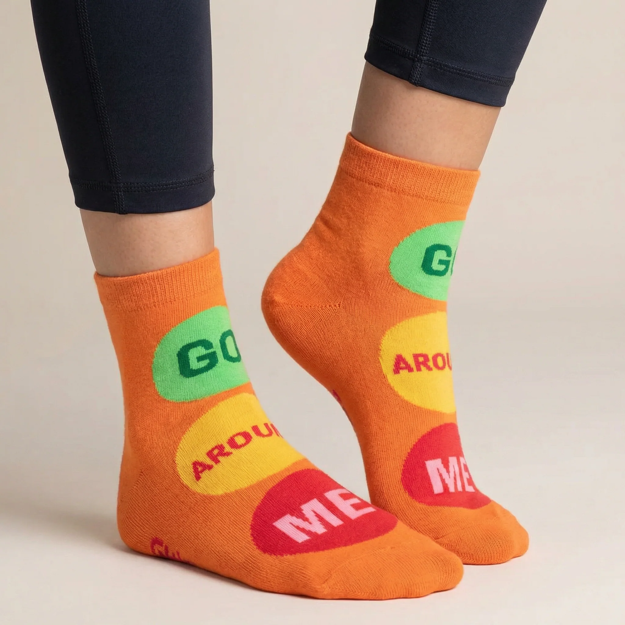 Go Around Me Women's Ankle Socks | BlueQ at GetBullish - Image 3