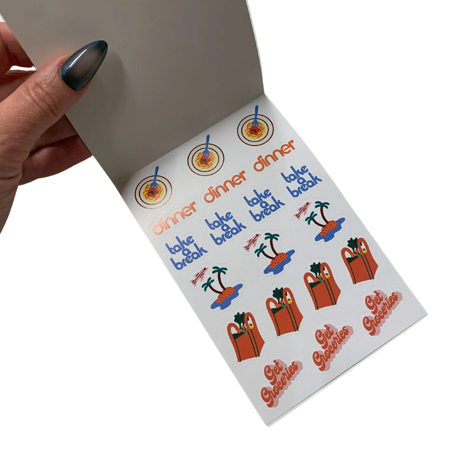 Ban.do Goal Setting Stickers Issue One Book | Fun Designs Goal Setter Decals Book - Image 2
