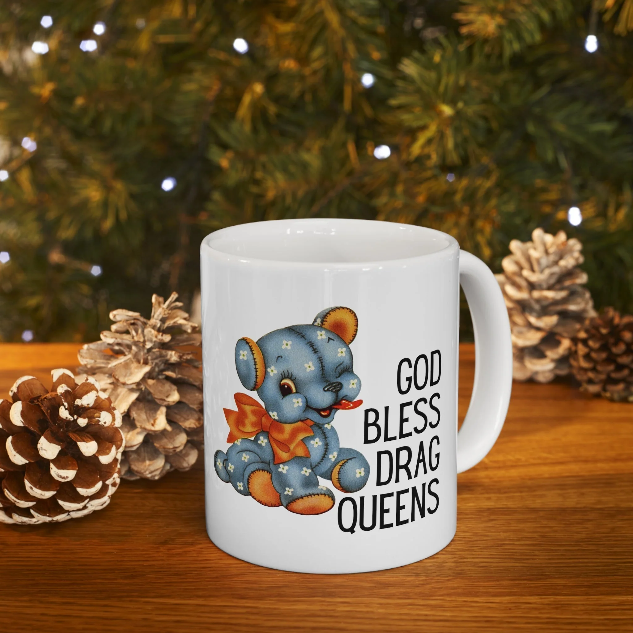 God Bless Drag Queens Ceramic Mug 11oz - Image 10