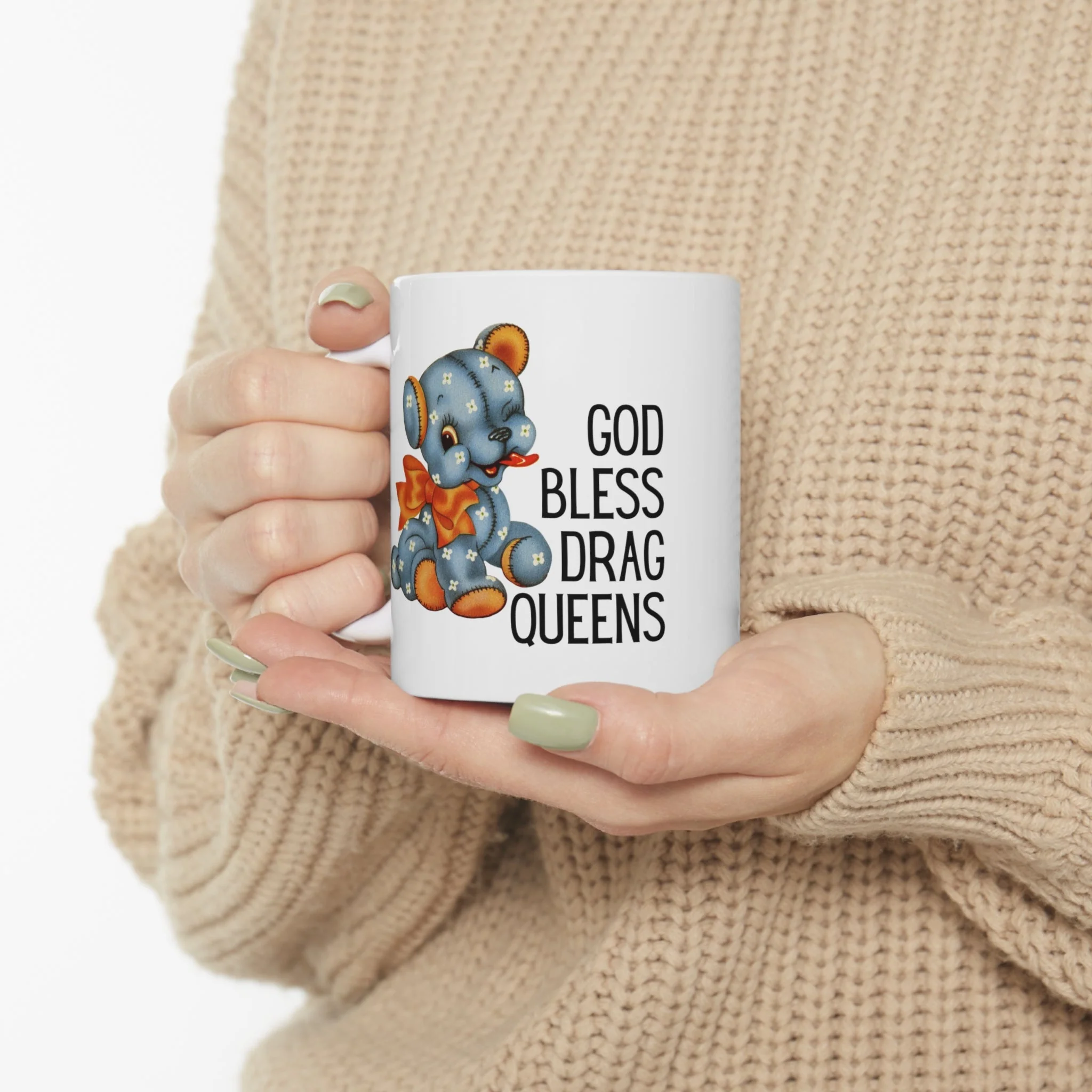 God Bless Drag Queens Ceramic Mug 11oz - Image 11